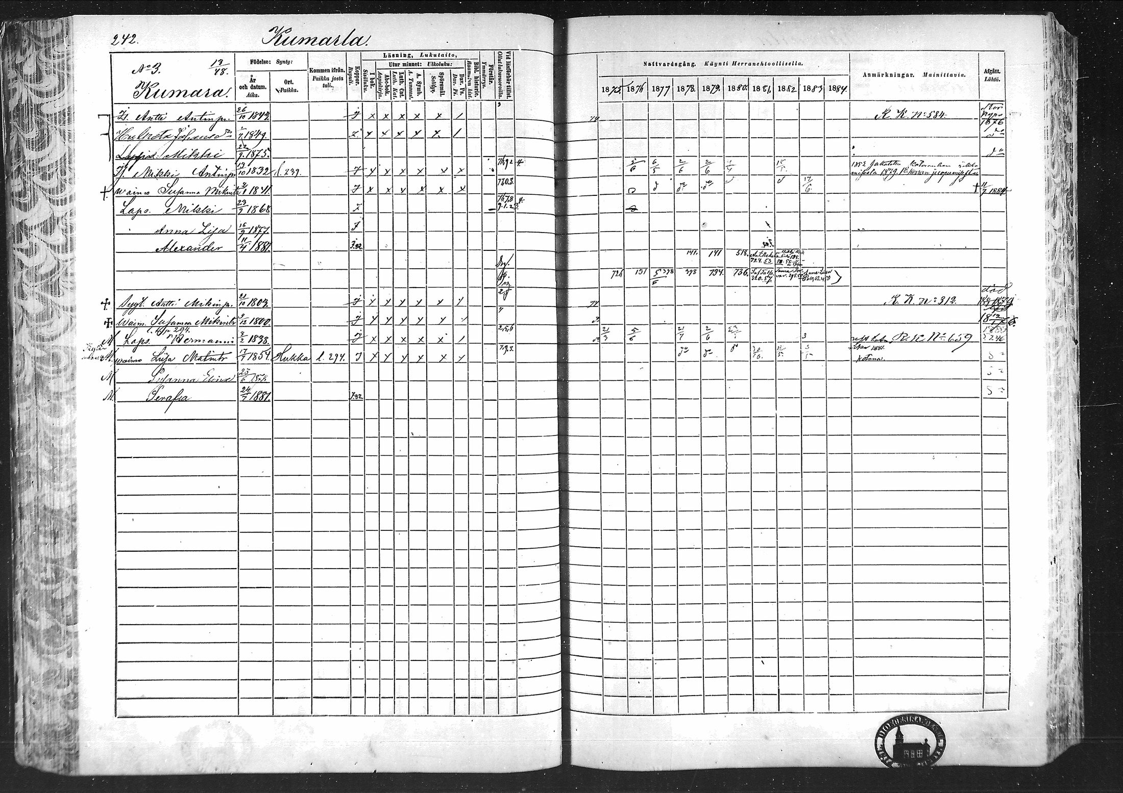 [ ../kirjat/Kirkonkirjat/laihia/rippikirja_1875-1885_mko215-239/kuvat/231.jpg ]