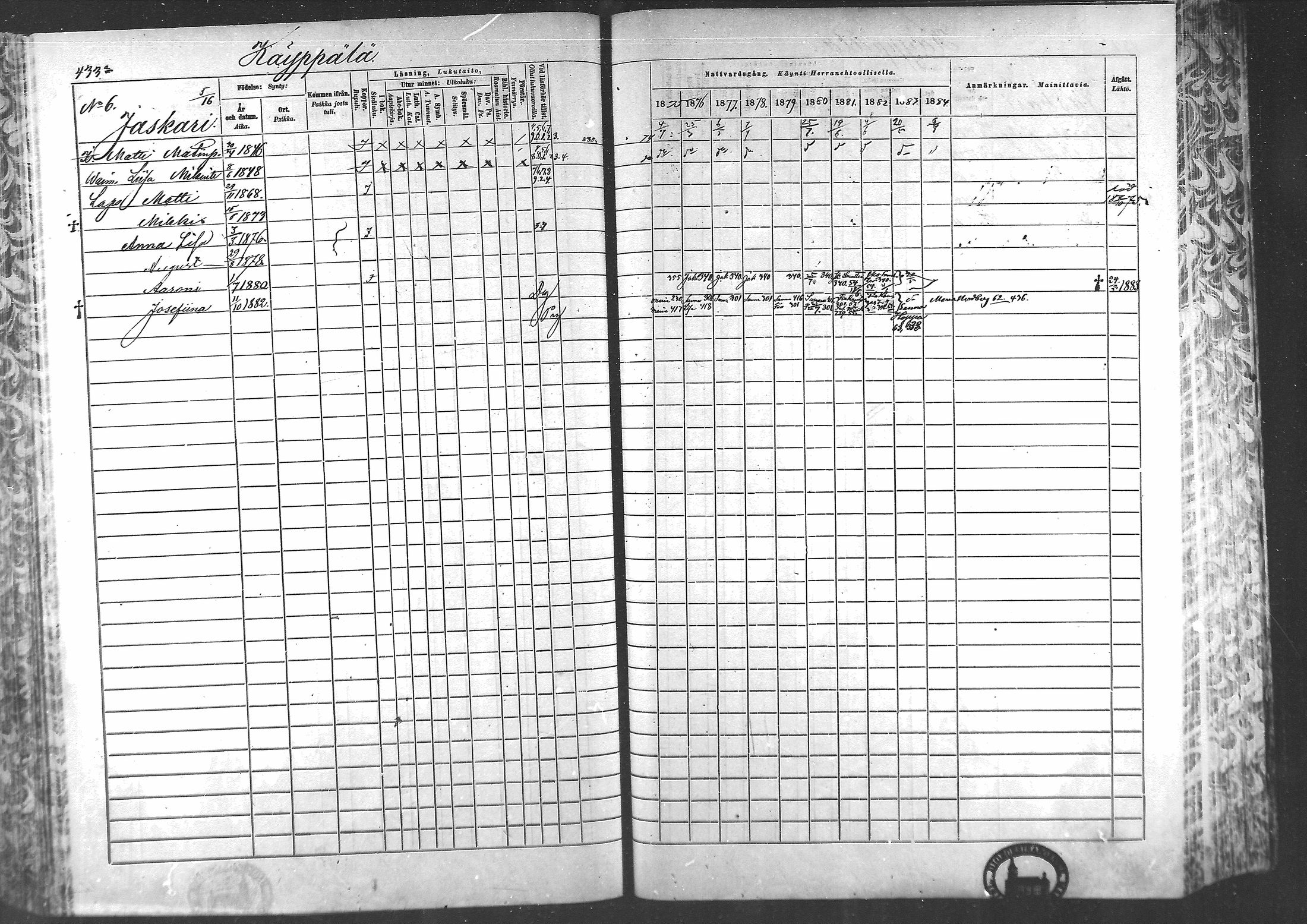 [ ../kirjat/Kirkonkirjat/laihia/rippikirja_1875-1885_mko215-239/kuvat/419.jpg ]