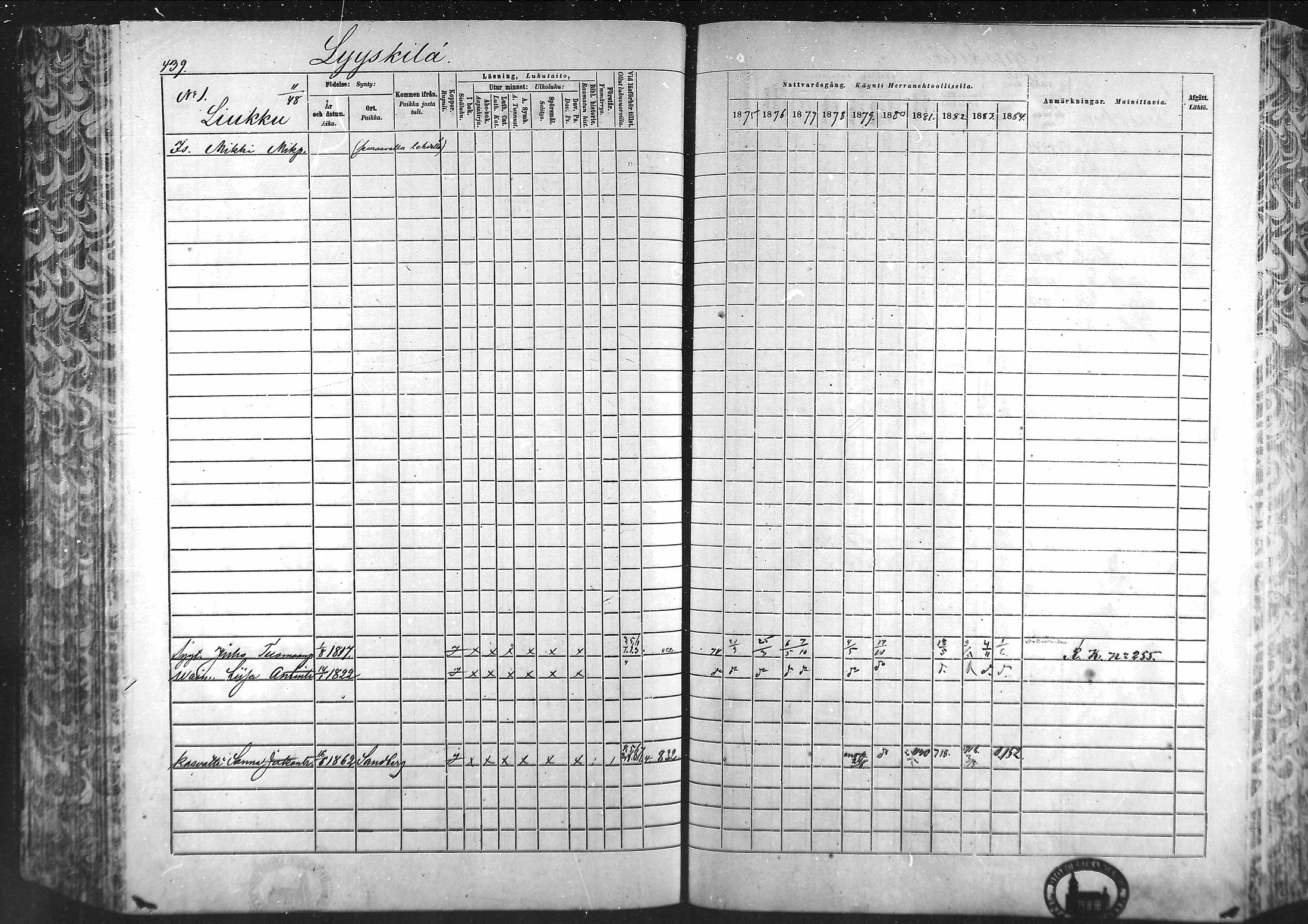 [ ../kirjat/Kirkonkirjat/laihia/rippikirja_1875-1885_mko215-239/kuvat/425.jpg ]
