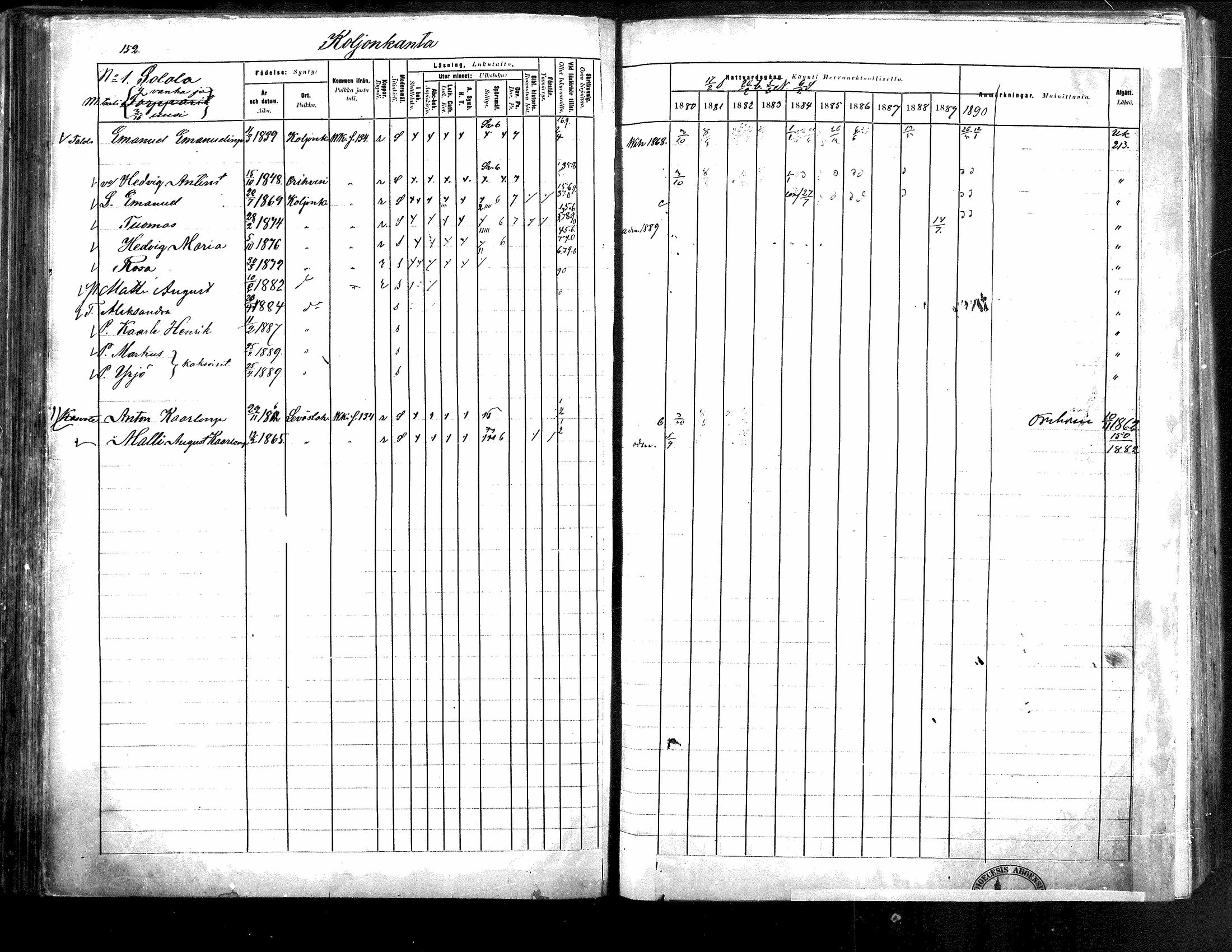 [ ../kirjat/Kirkonkirjat/langelmaki/rippikirja_1880-1890_mko55-76/kuvat/153.jpg ]