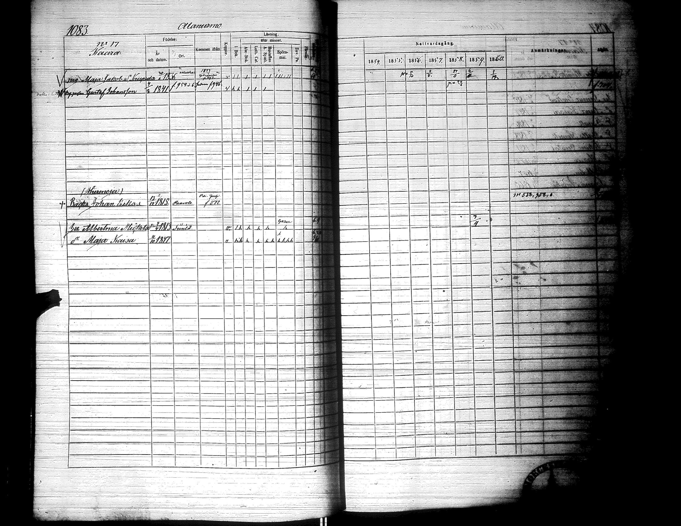 [ ../kirjat/Kirkonkirjat/lapua/rippikirja_1854-1860_uk115_iii/kuvat/190.jpg ]
