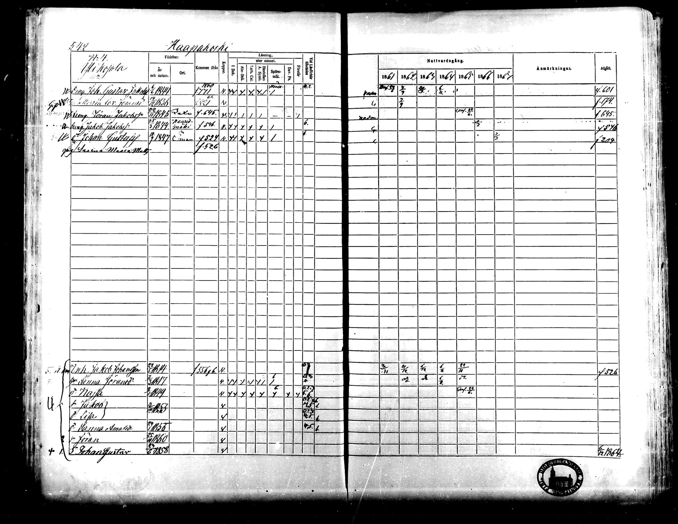 [ ../kirjat/Kirkonkirjat/lapua/rippikirja_1861-1867_mko75-89_ii/kuvat/39.jpg ]