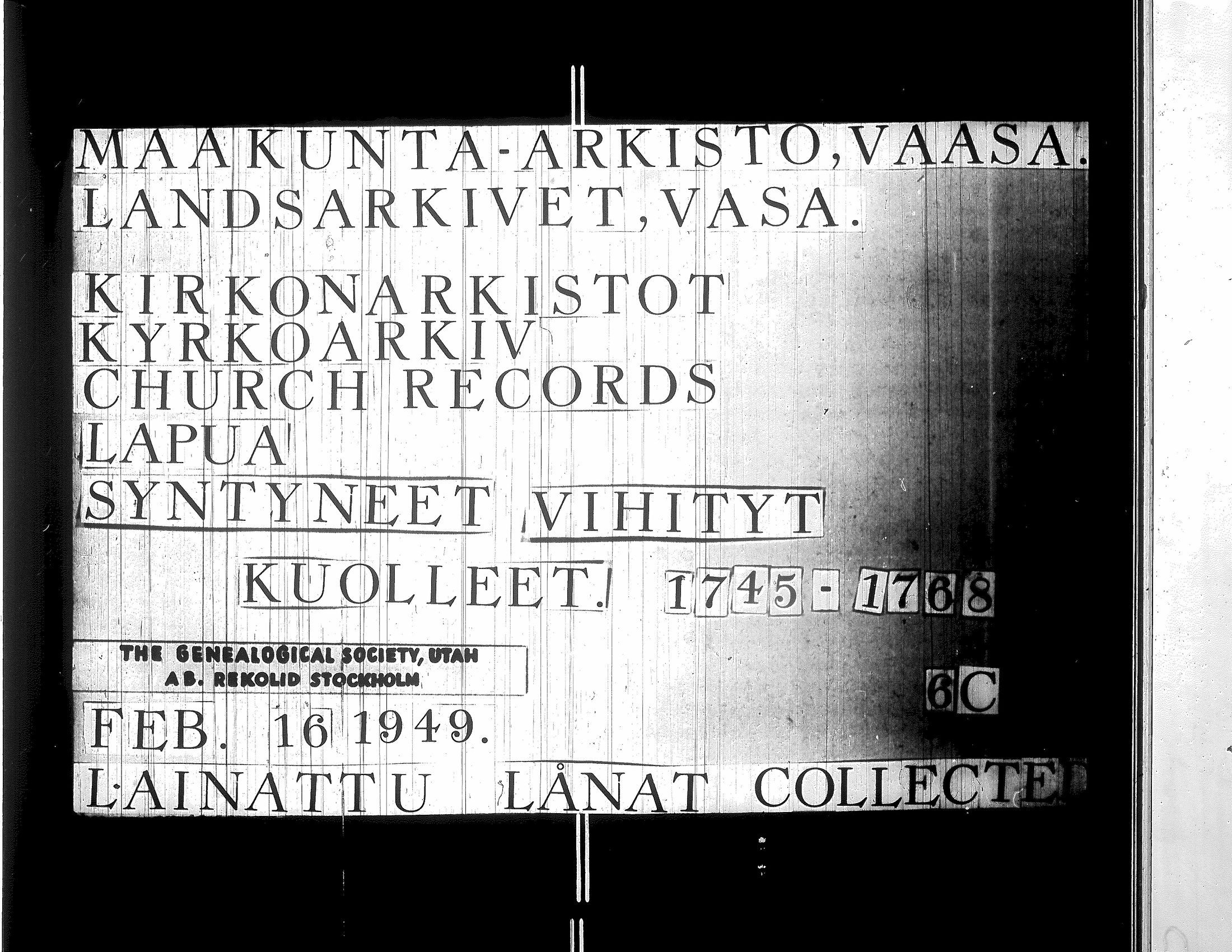 [ ../kirjat/Kirkonkirjat/lapua/syntyneet-vihityt-kuolleet_1745-1768_uk115/kuvat/1.jpg ]