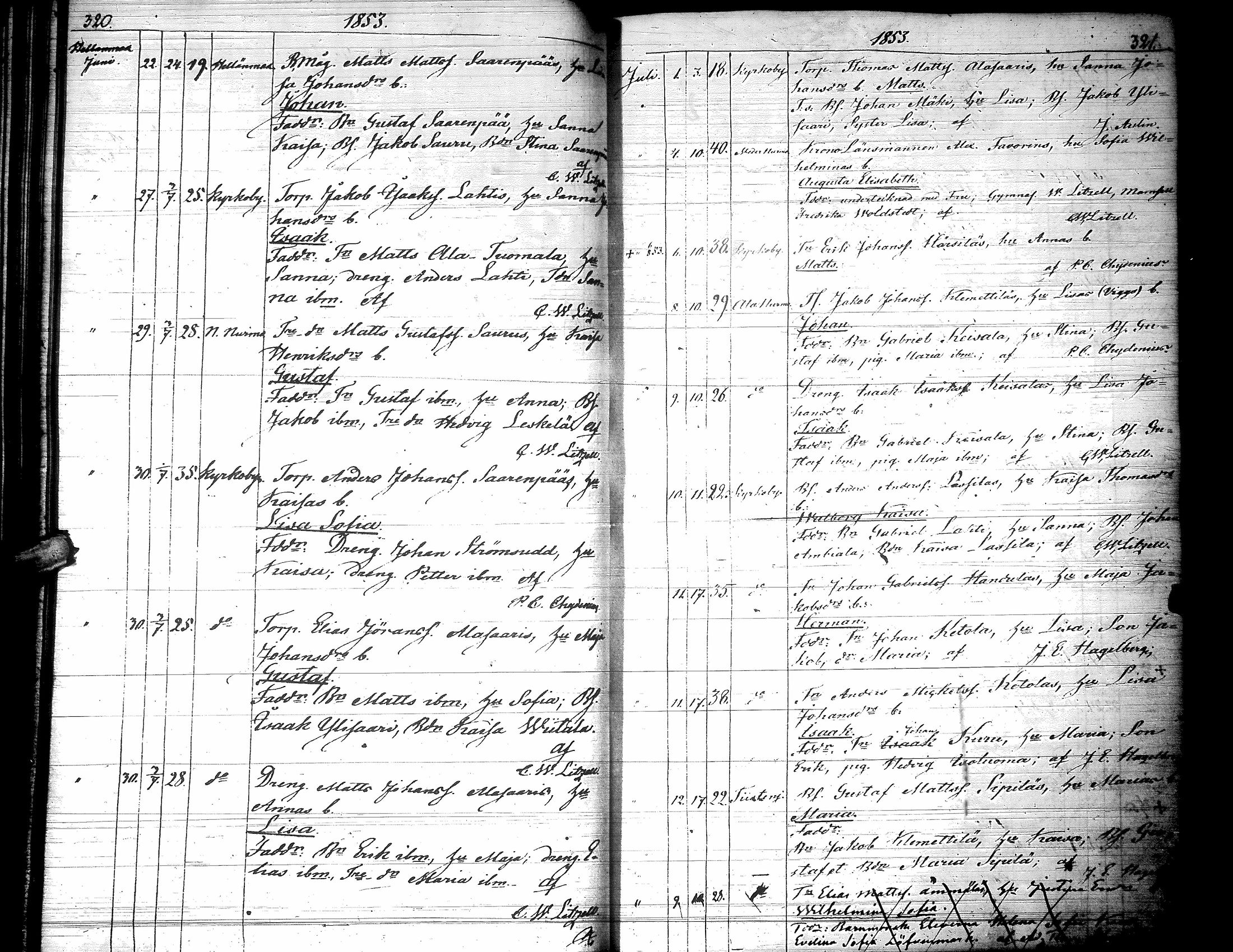 [ ../kirjat/Kirkonkirjat/lapua/syntyneet_1843-1857_uk116-117/kuvat/170.jpg ]