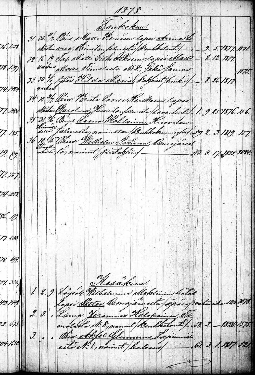 [ ../kirjat/Kirkonkirjat/leppavirta/kuolleet_1868-1878_tk2089/kuvat/151.jpg ]