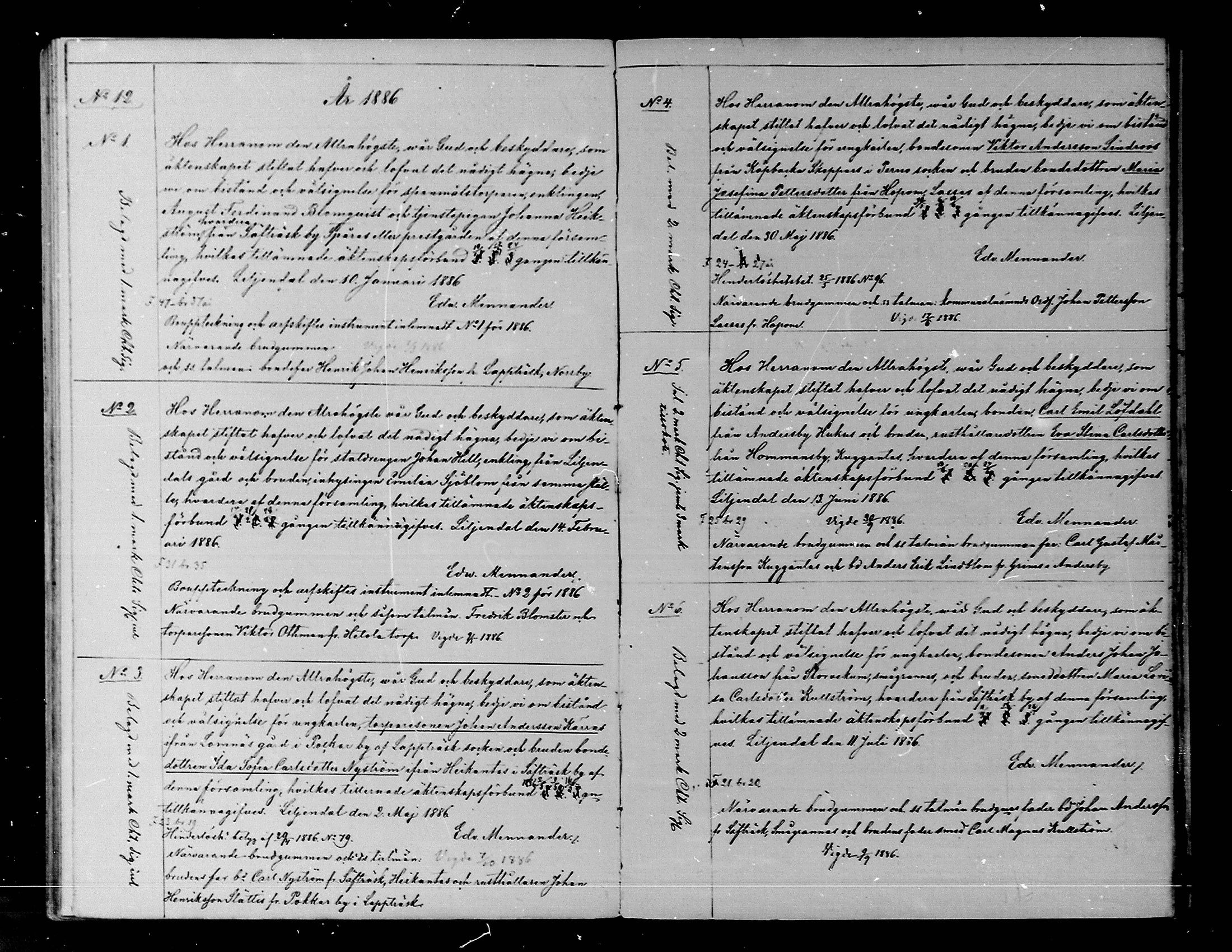 [ ../kirjat/Kirkonkirjat/liljendal/kuulutetut_1885-1889_mko62/kuvat/4.jpg ]