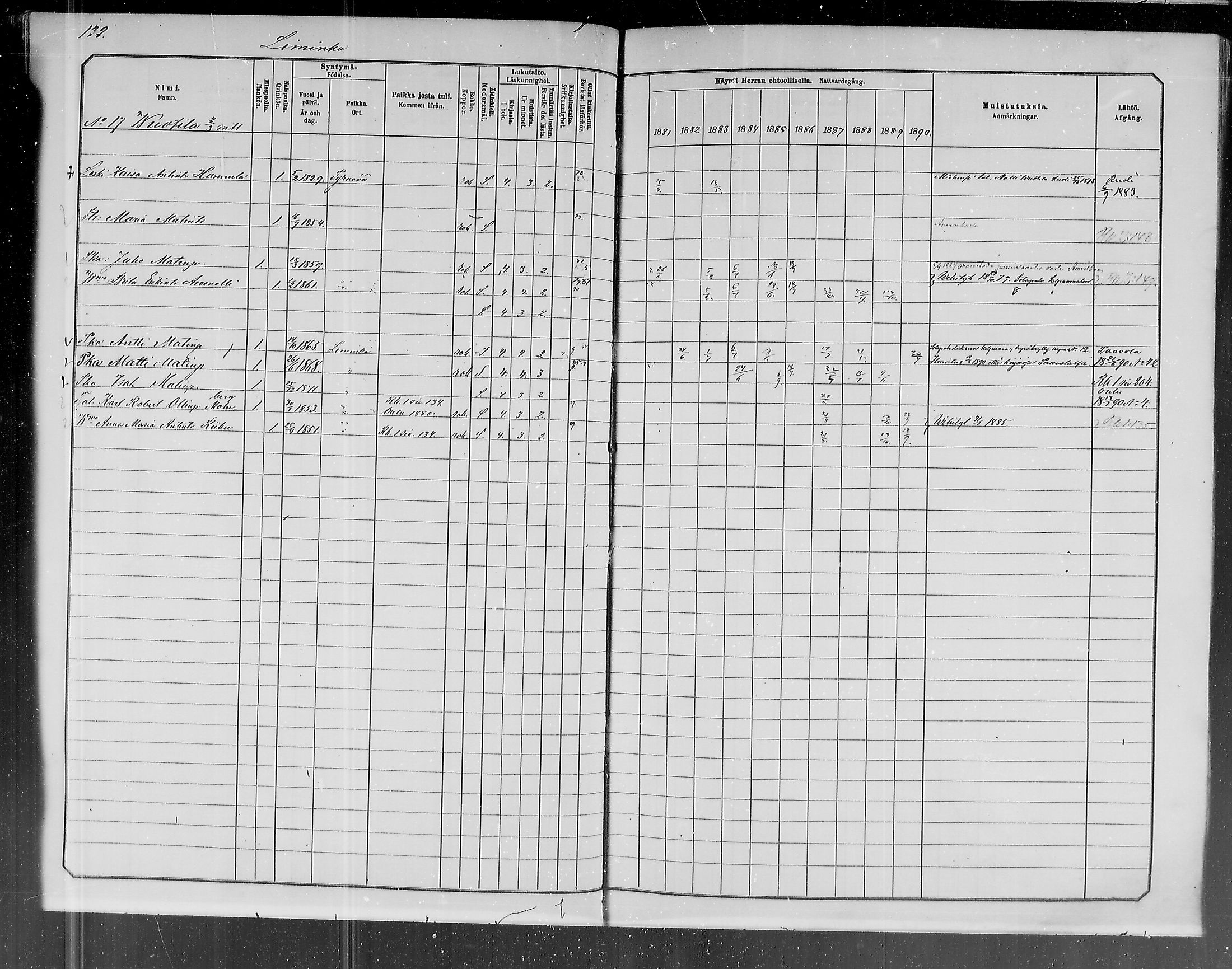 [ ../kirjat/Kirkonkirjat/liminka/rippikirja_1881-1890_mko182-198/kuvat/118.jpg ]