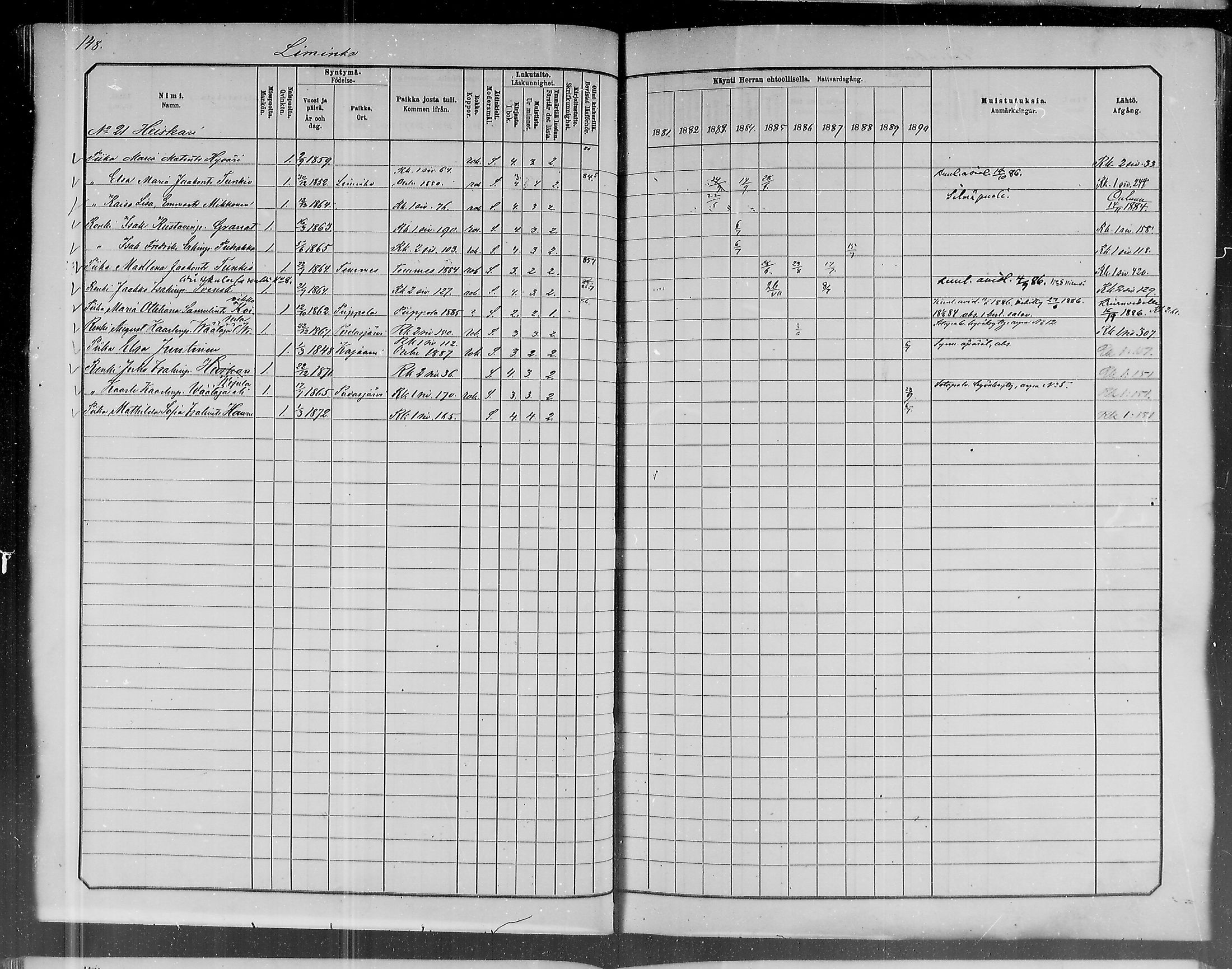[ ../kirjat/Kirkonkirjat/liminka/rippikirja_1881-1890_mko182-198/kuvat/133.jpg ]