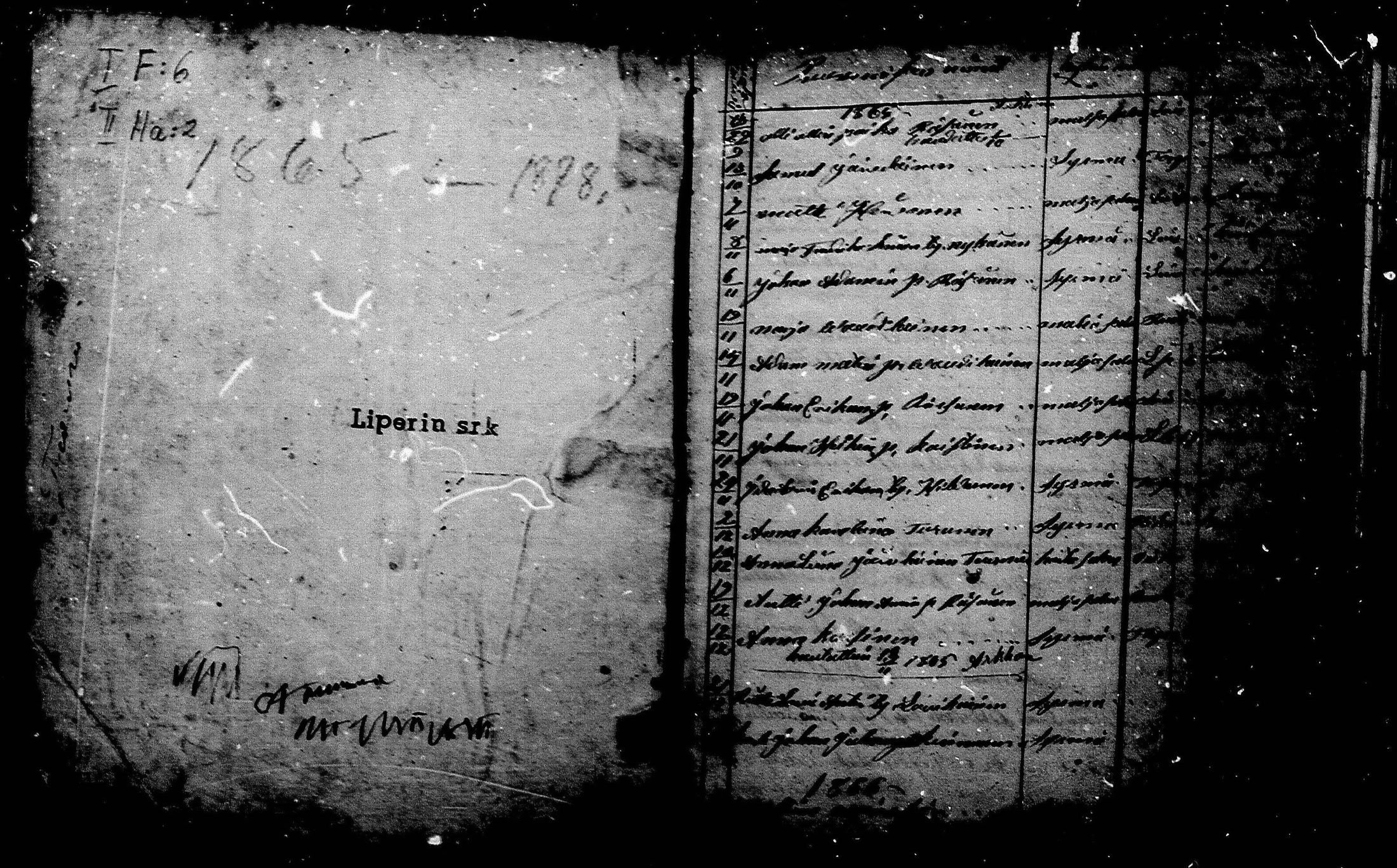 [ ../kirjat/Kirkonkirjat/liperi/kuolleet_1865-1878_mko1387/kuvat/1.jpg ]