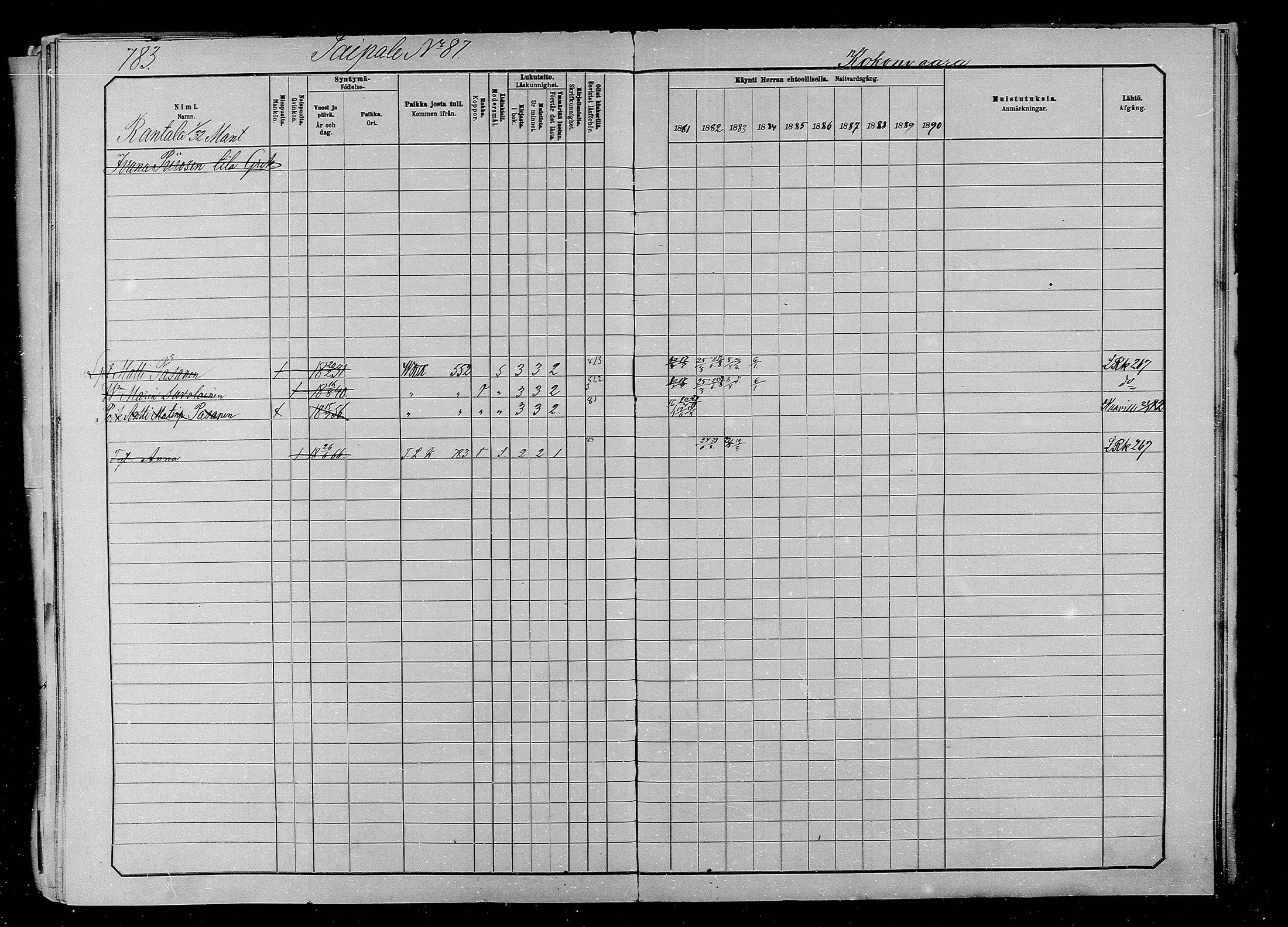 [ ../kirjat/Kirkonkirjat/liperi/rippikirja_1880-1890_mko262-275/kuvat/321.jpg ]