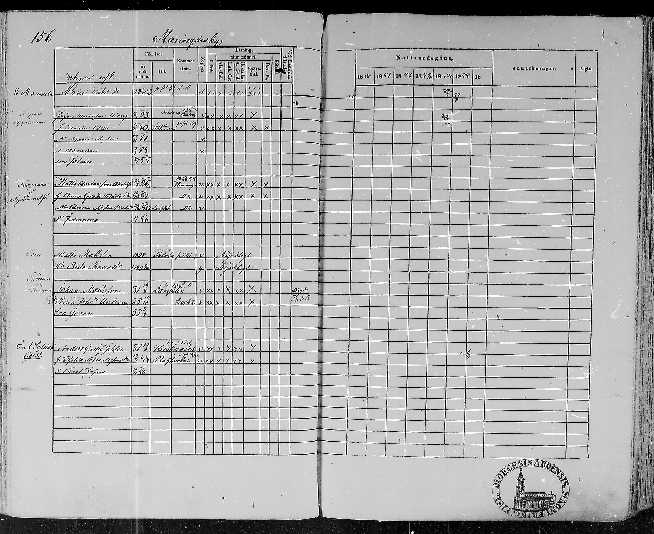 [ ../kirjat/Kirkonkirjat/lohtaja/rippikirja_1850-1856_mko108-119/kuvat/154.jpg ]