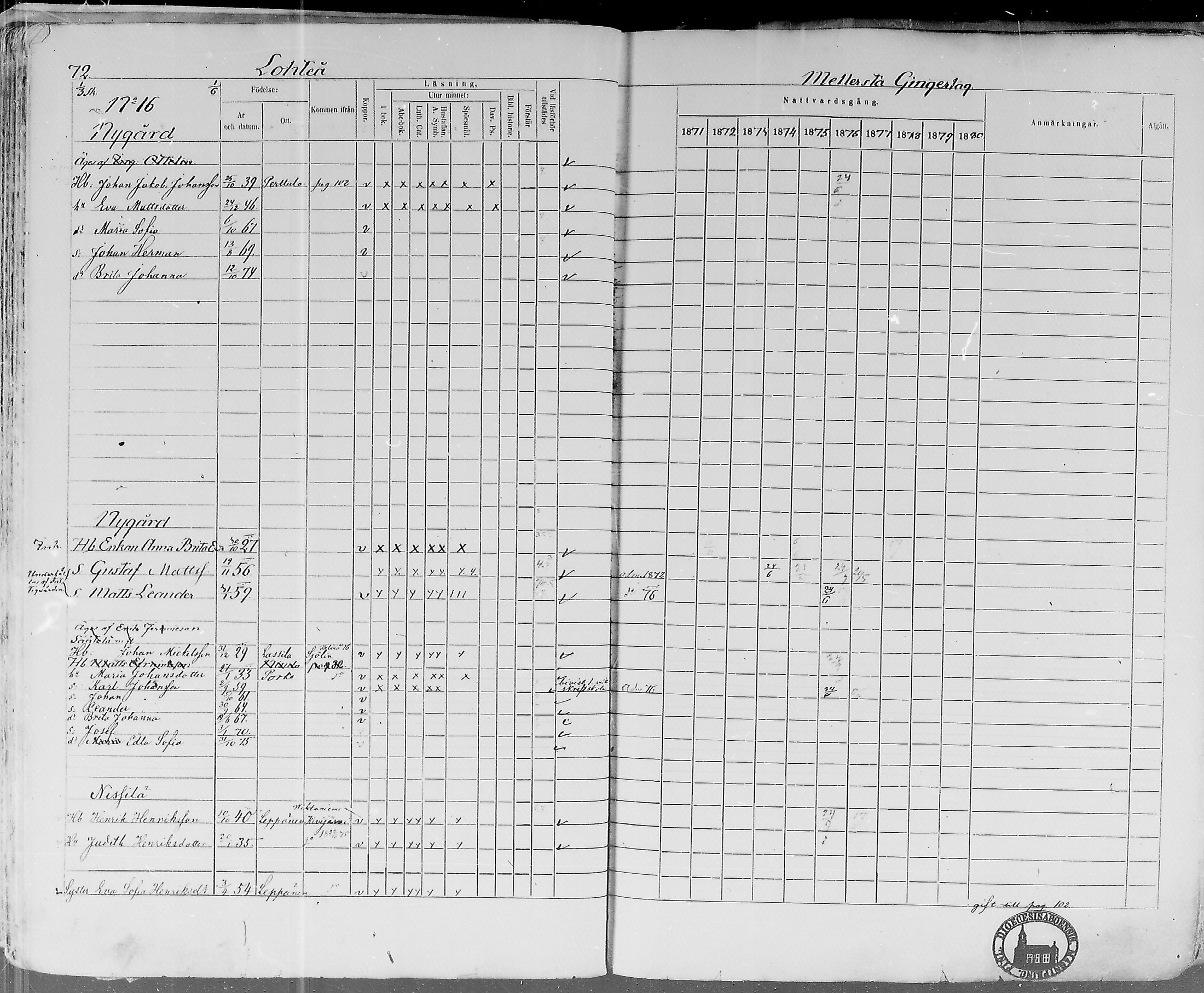 [ ../kirjat/Kirkonkirjat/lohtaja/rippikirja_1871-1876_mko148-156/kuvat/73.jpg ]