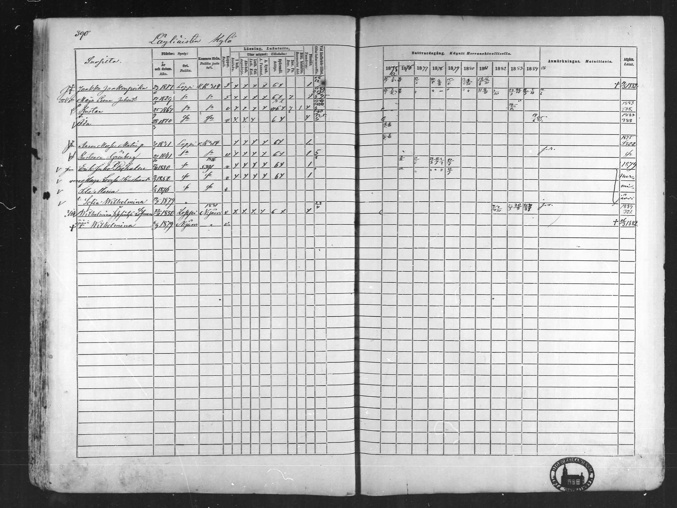 [ ../kirjat/Kirkonkirjat/loppi/rippikirja_1875-1885_mko47-73/kuvat/350.jpg ]