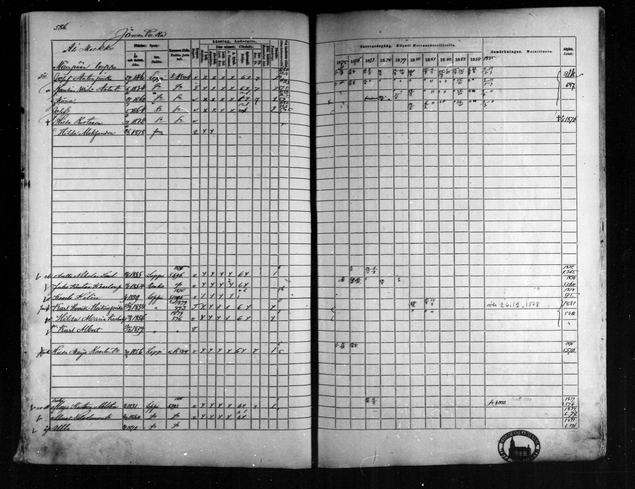 [ ../kirjat/Kirkonkirjat/loppi/rippikirja_1875-1885_mko47-73/kuvat/539.jpg ]