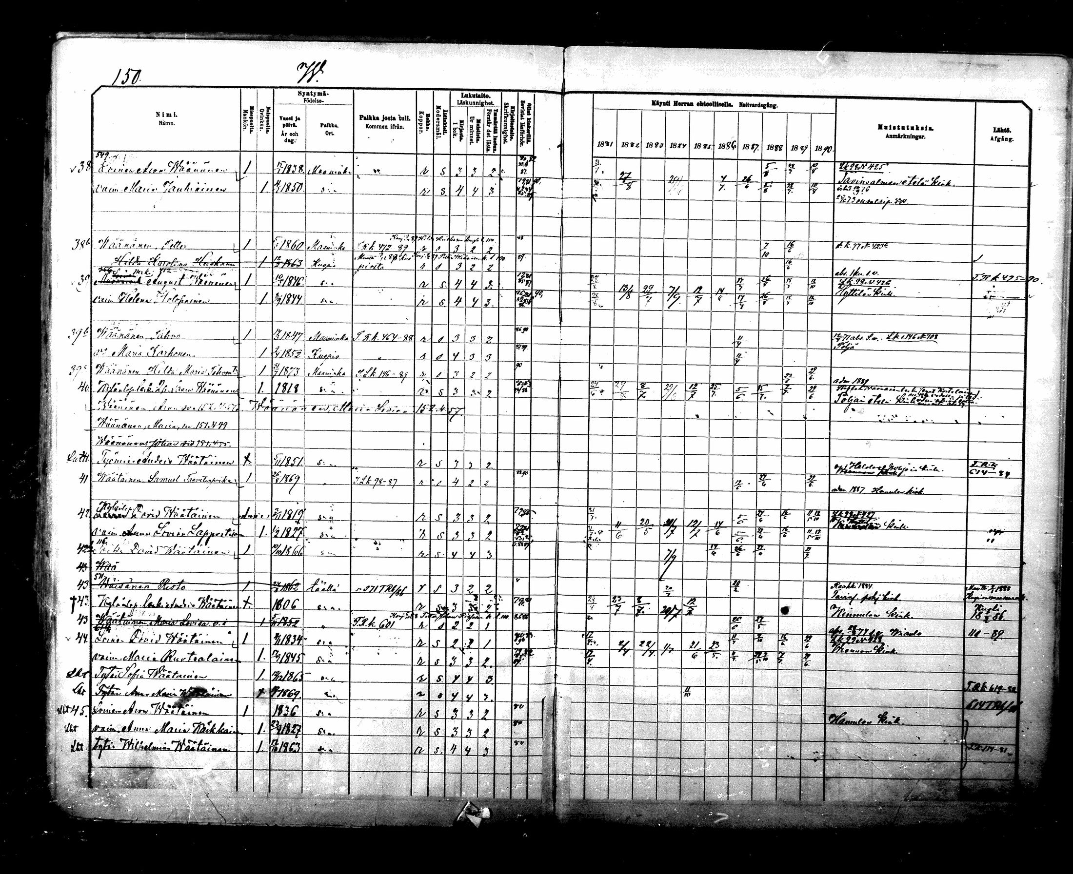 [ ../kirjat/Kirkonkirjat/maaninka/rippikirja_1881-1890_mko75-101/kuvat/784.jpg ]