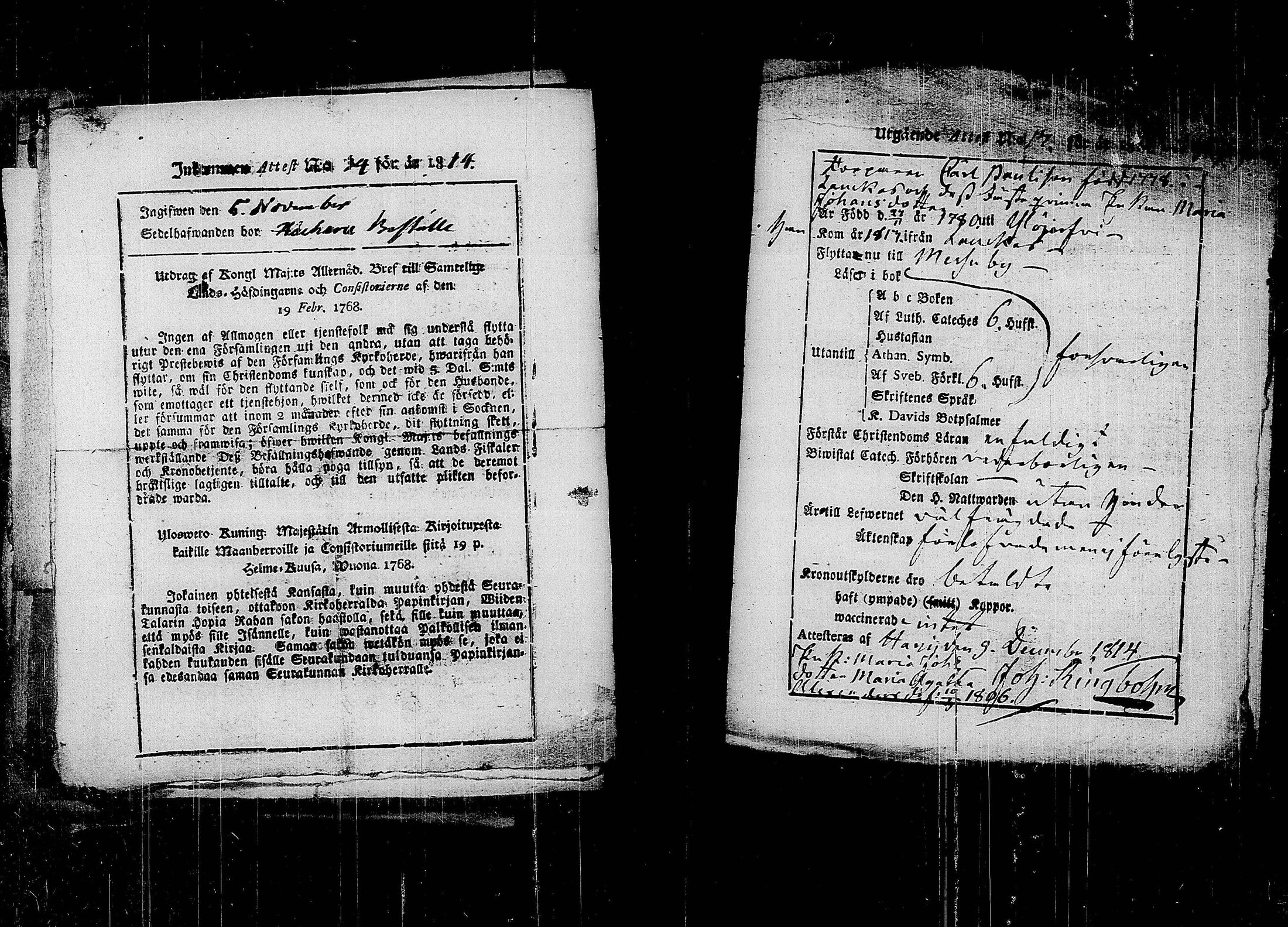 [ ../kirjat/Kirkonkirjat/messukyla/muuttokirjoja_1809-1818_tk651-652/kuvat/284.jpg ]