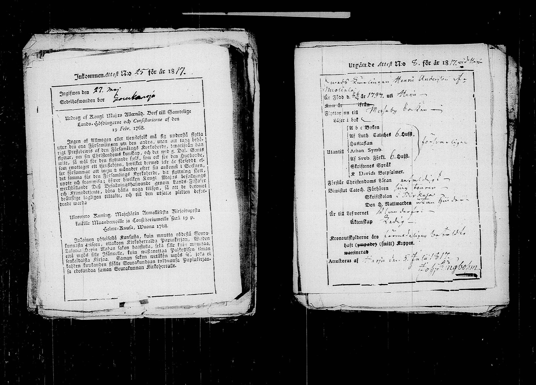 [ ../kirjat/Kirkonkirjat/messukyla/muuttokirjoja_1809-1818_tk651-652/kuvat/421.jpg ]