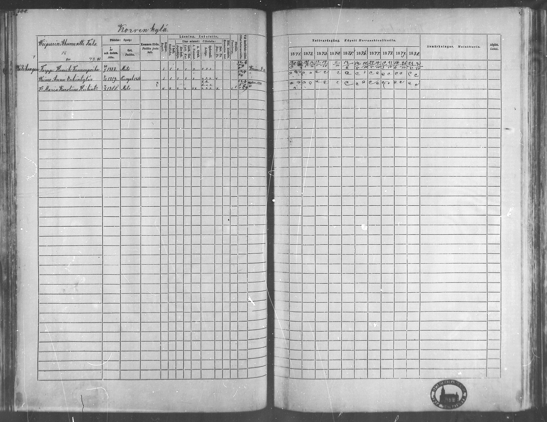 [ ../kirjat/Kirkonkirjat/metsamaa/rippikirja_1871-1880_mko45-52/kuvat/215.jpg ]