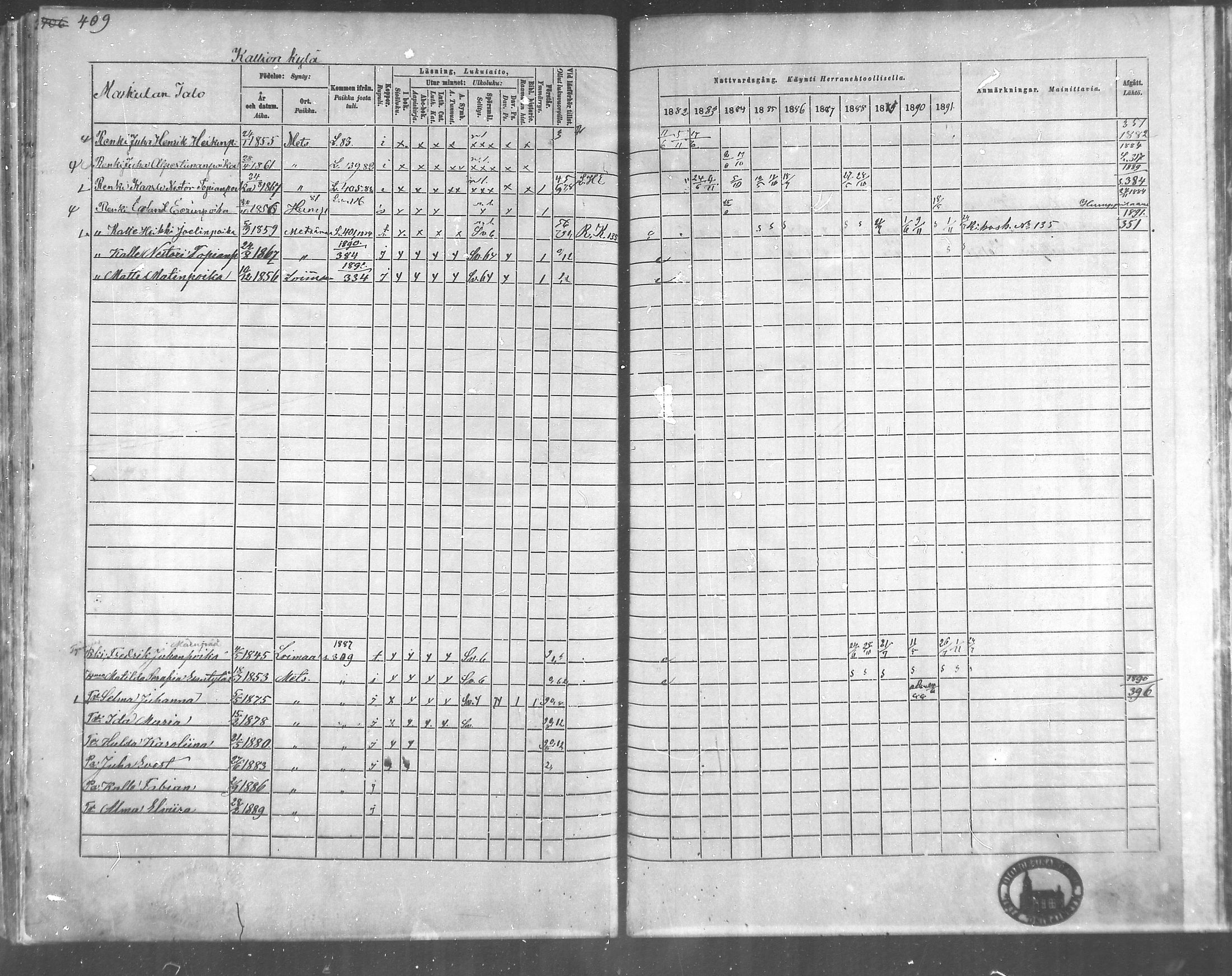 [ ../kirjat/Kirkonkirjat/metsamaa/rippikirja_1881-1891_mko53-60/kuvat/121.jpg ]
