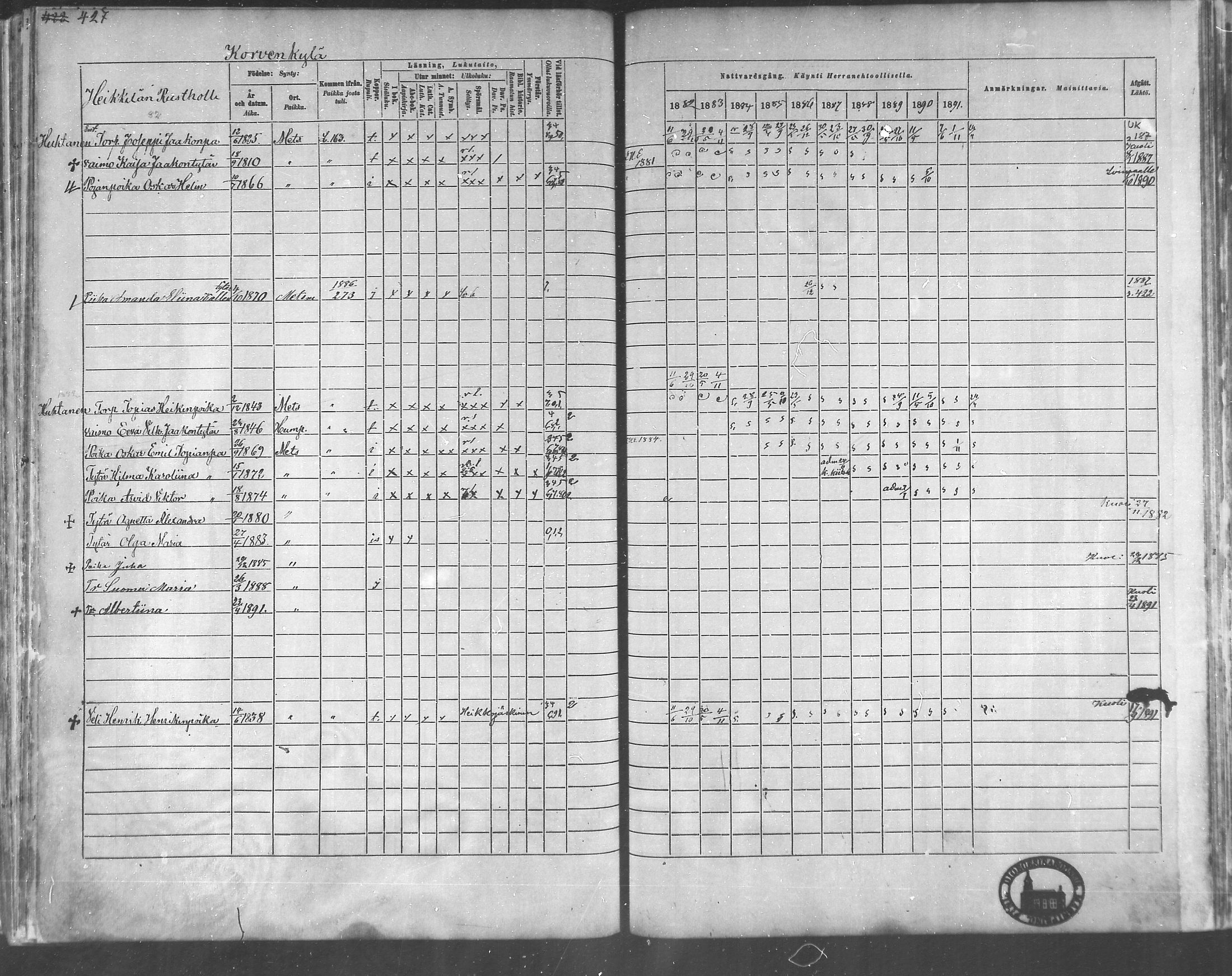 [ ../kirjat/Kirkonkirjat/metsamaa/rippikirja_1881-1891_mko53-60/kuvat/139.jpg ]
