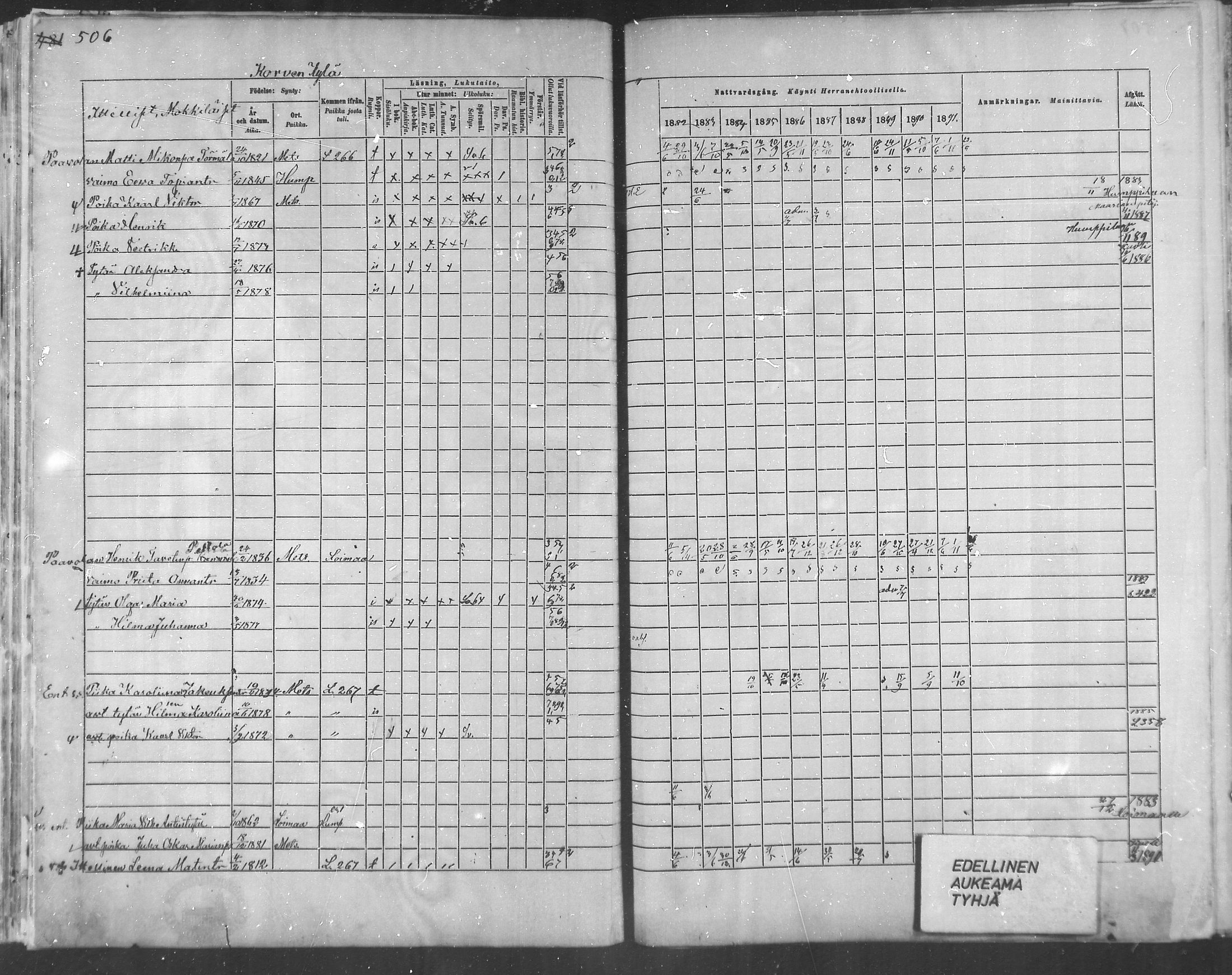 [ ../kirjat/Kirkonkirjat/metsamaa/rippikirja_1881-1891_mko53-60/kuvat/211.jpg ]