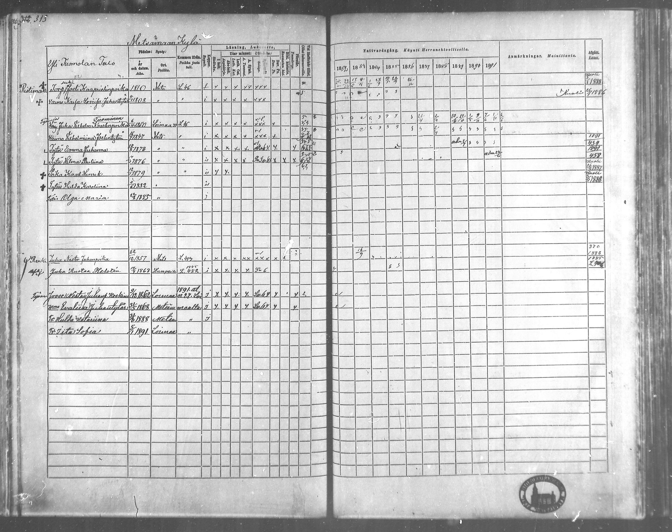 [ ../kirjat/Kirkonkirjat/metsamaa/rippikirja_1881-1891_mko53-60/kuvat/33.jpg ]