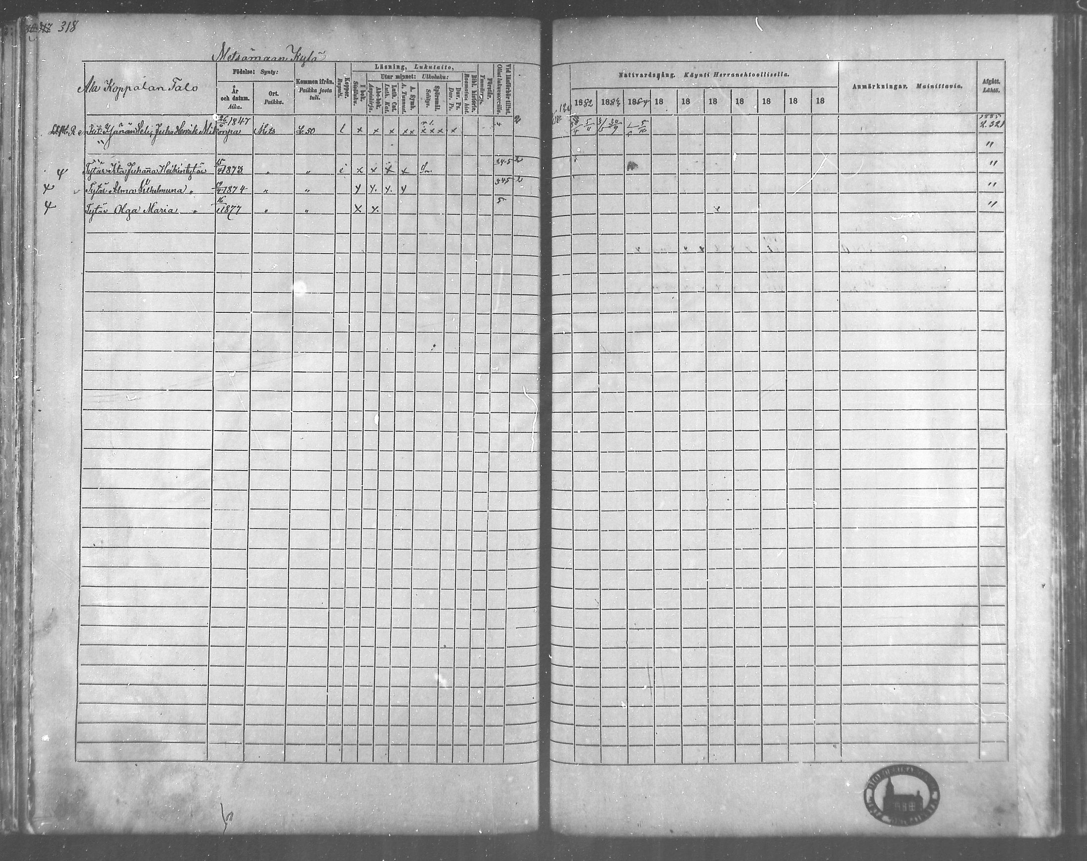 [ ../kirjat/Kirkonkirjat/metsamaa/rippikirja_1881-1891_mko53-60/kuvat/38.jpg ]
