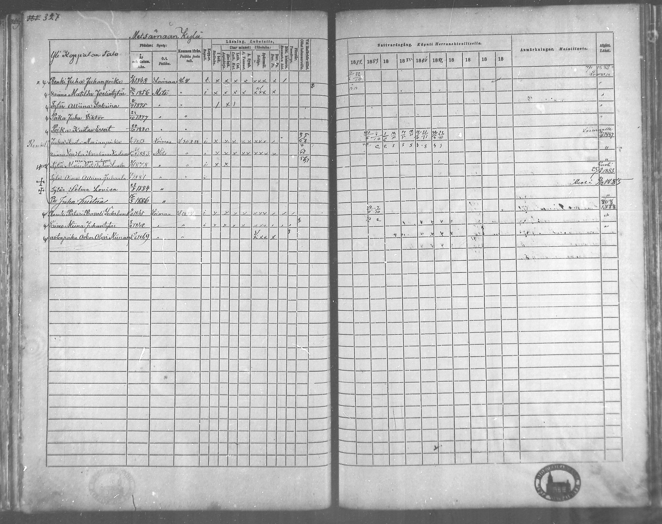 [ ../kirjat/Kirkonkirjat/metsamaa/rippikirja_1881-1891_mko53-60/kuvat/47.jpg ]