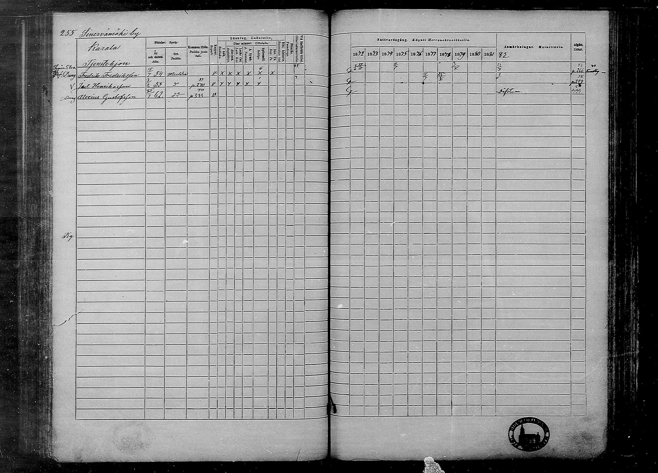 [ ../kirjat/Kirkonkirjat/multia/rippikirja_1872-1881_mko1-16/kuvat/255.jpg ]