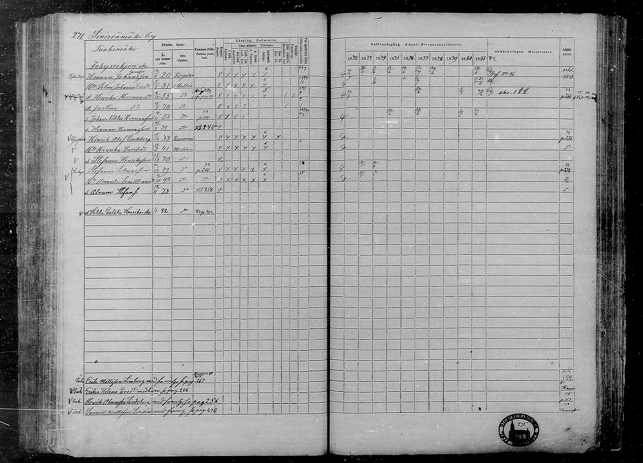 [ ../kirjat/Kirkonkirjat/multia/rippikirja_1872-1881_mko1-16/kuvat/271.jpg ]