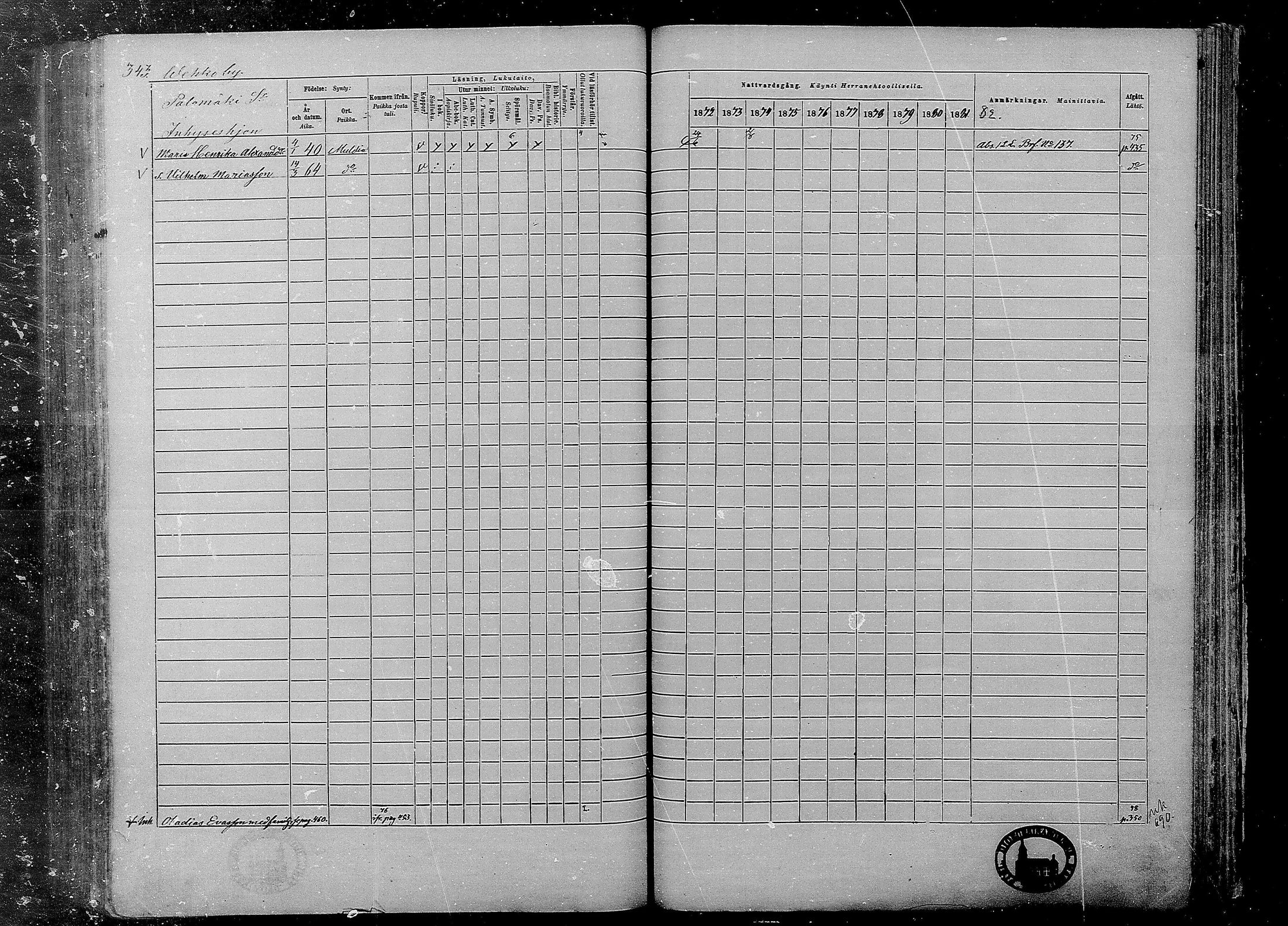 [ ../kirjat/Kirkonkirjat/multia/rippikirja_1872-1881_mko1-16/kuvat/343.jpg ]