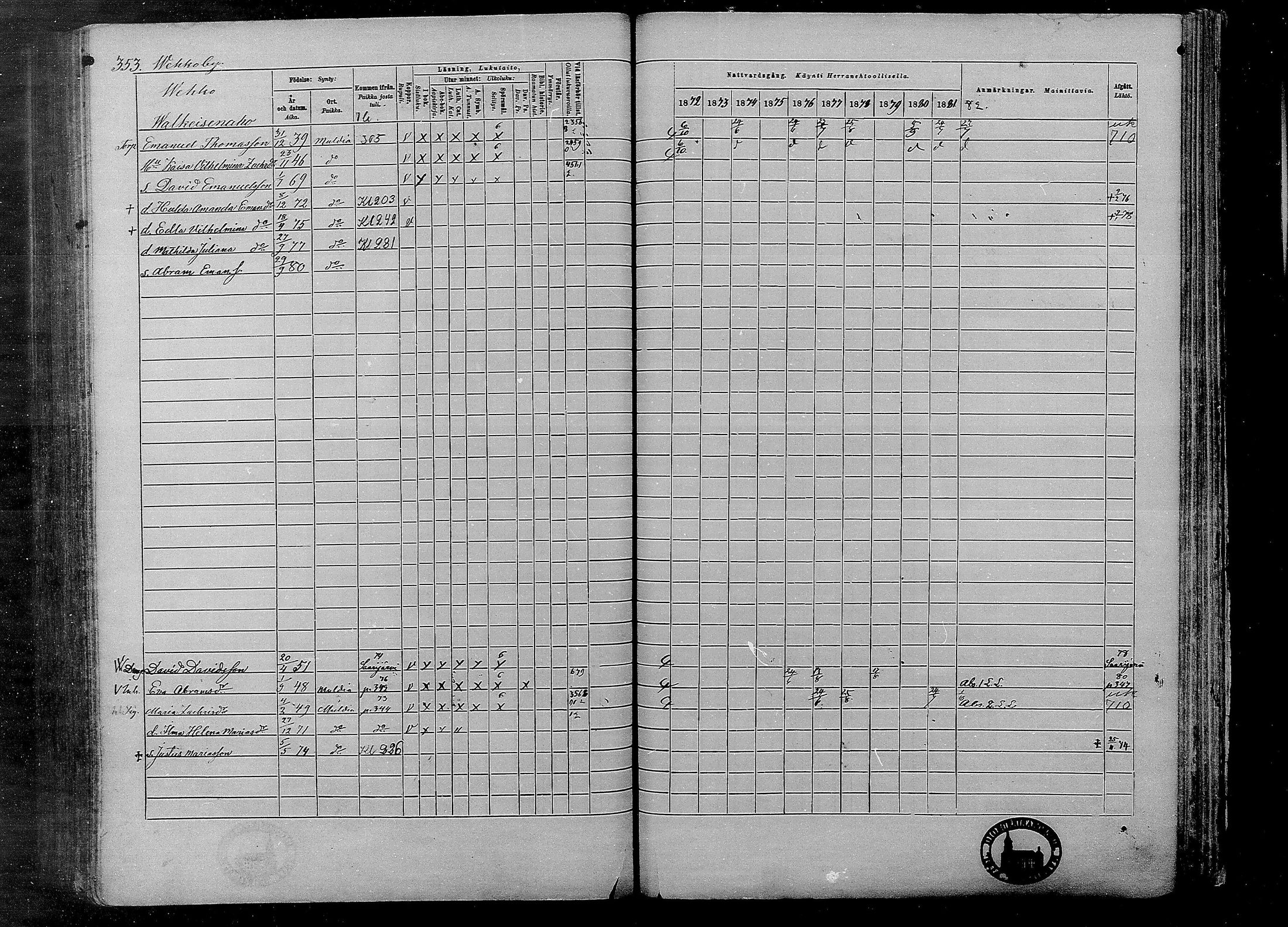 [ ../kirjat/Kirkonkirjat/multia/rippikirja_1872-1881_mko1-16/kuvat/353.jpg ]