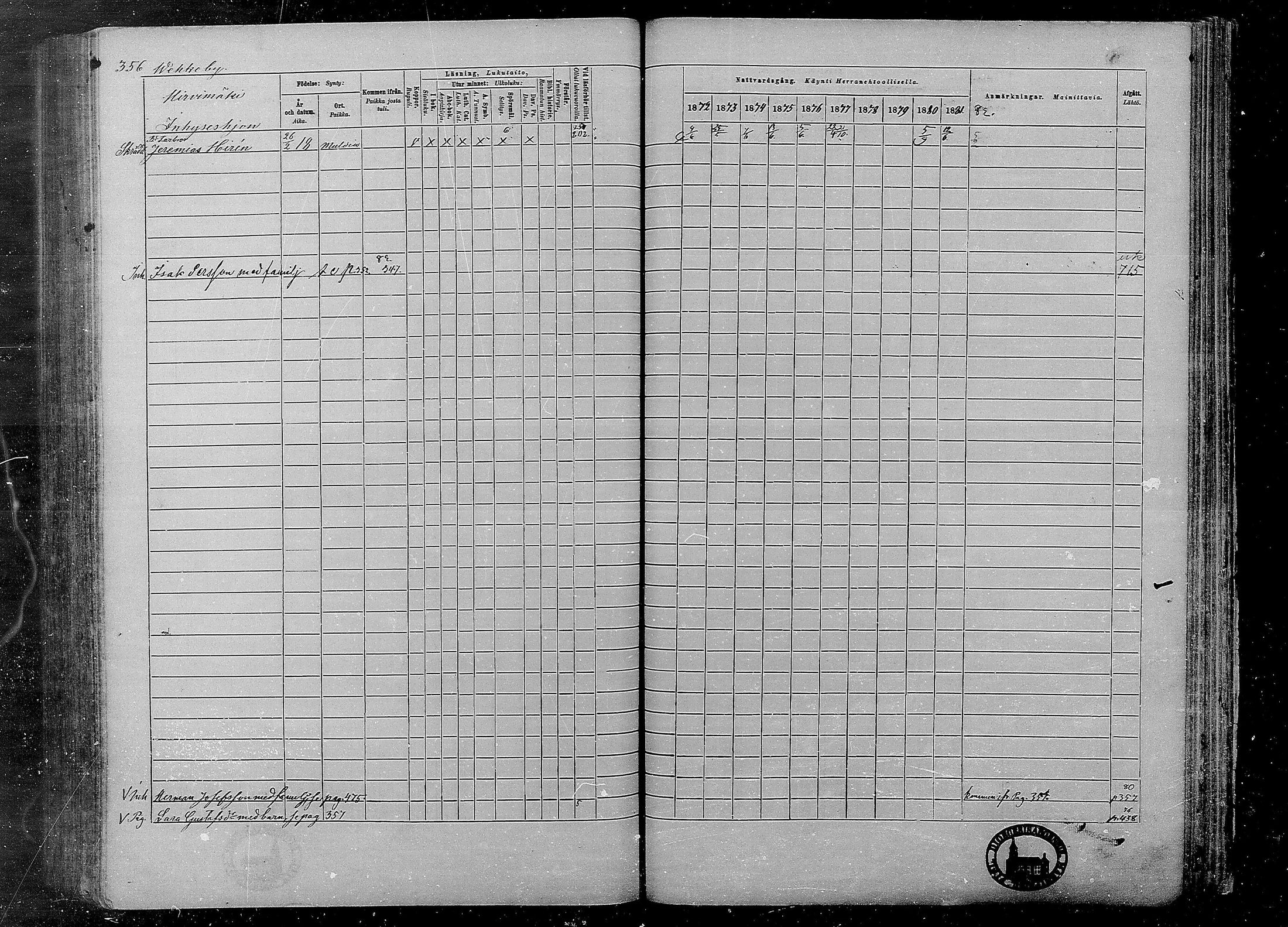 [ ../kirjat/Kirkonkirjat/multia/rippikirja_1872-1881_mko1-16/kuvat/356.jpg ]