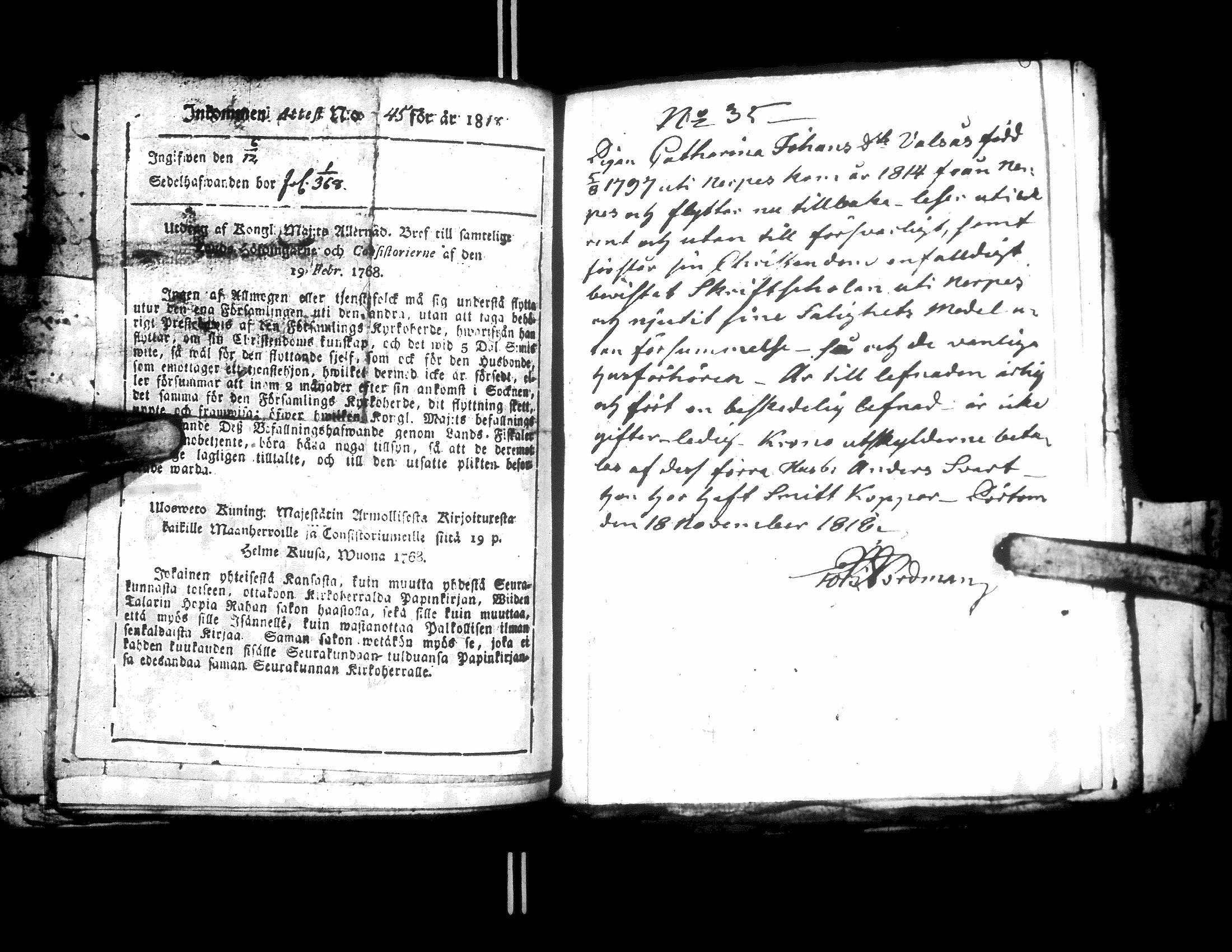 [ ../kirjat/Kirkonkirjat/narpio/muuttokirjoja_1816-1820_uk233-234/kuvat/160.jpg ]