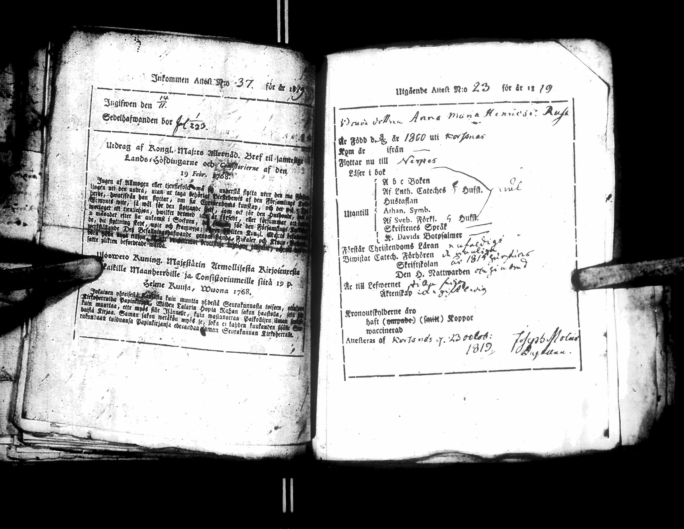 [ ../kirjat/Kirkonkirjat/narpio/muuttokirjoja_1816-1820_uk233-234/kuvat/171.jpg ]
