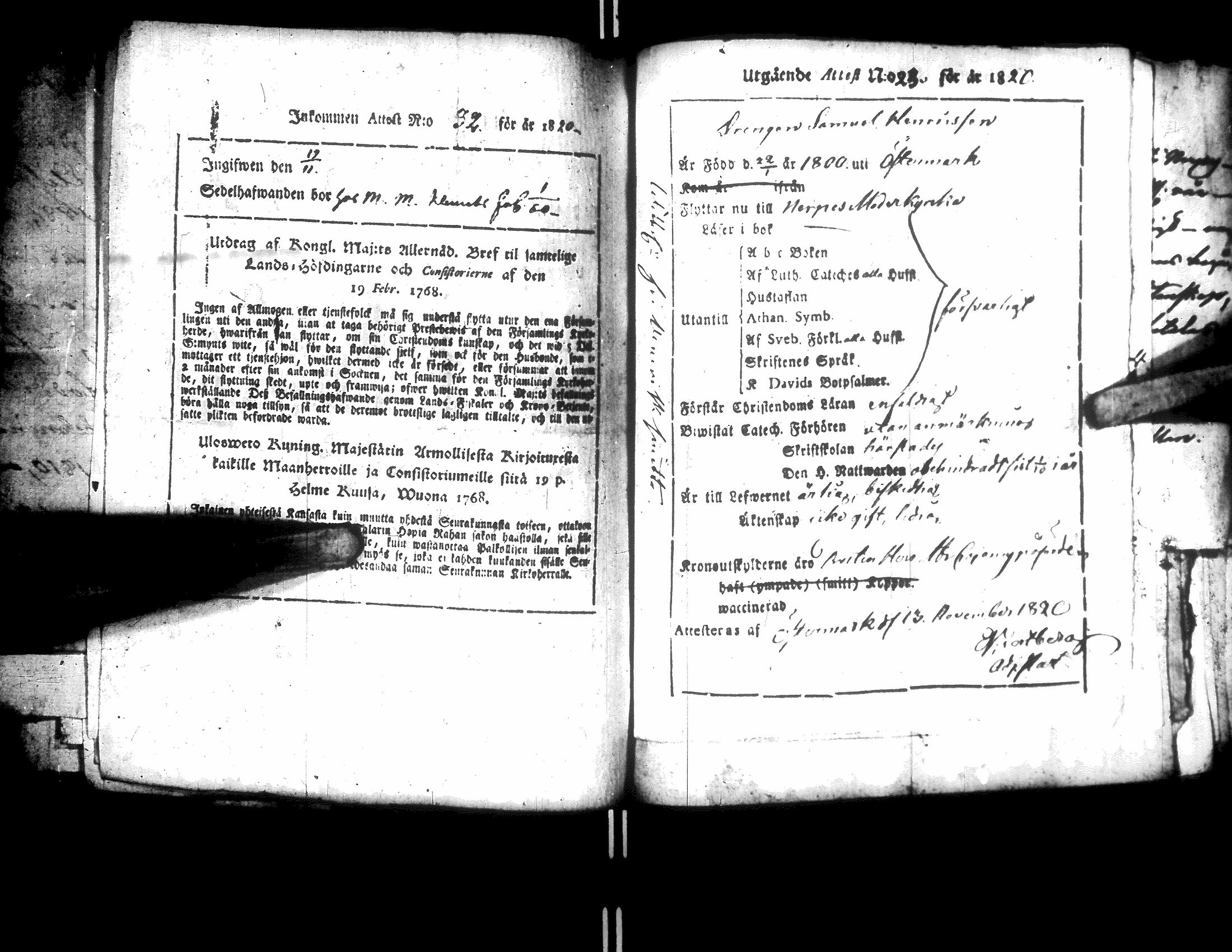[ ../kirjat/Kirkonkirjat/narpio/muuttokirjoja_1816-1820_uk233-234/kuvat/264.jpg ]