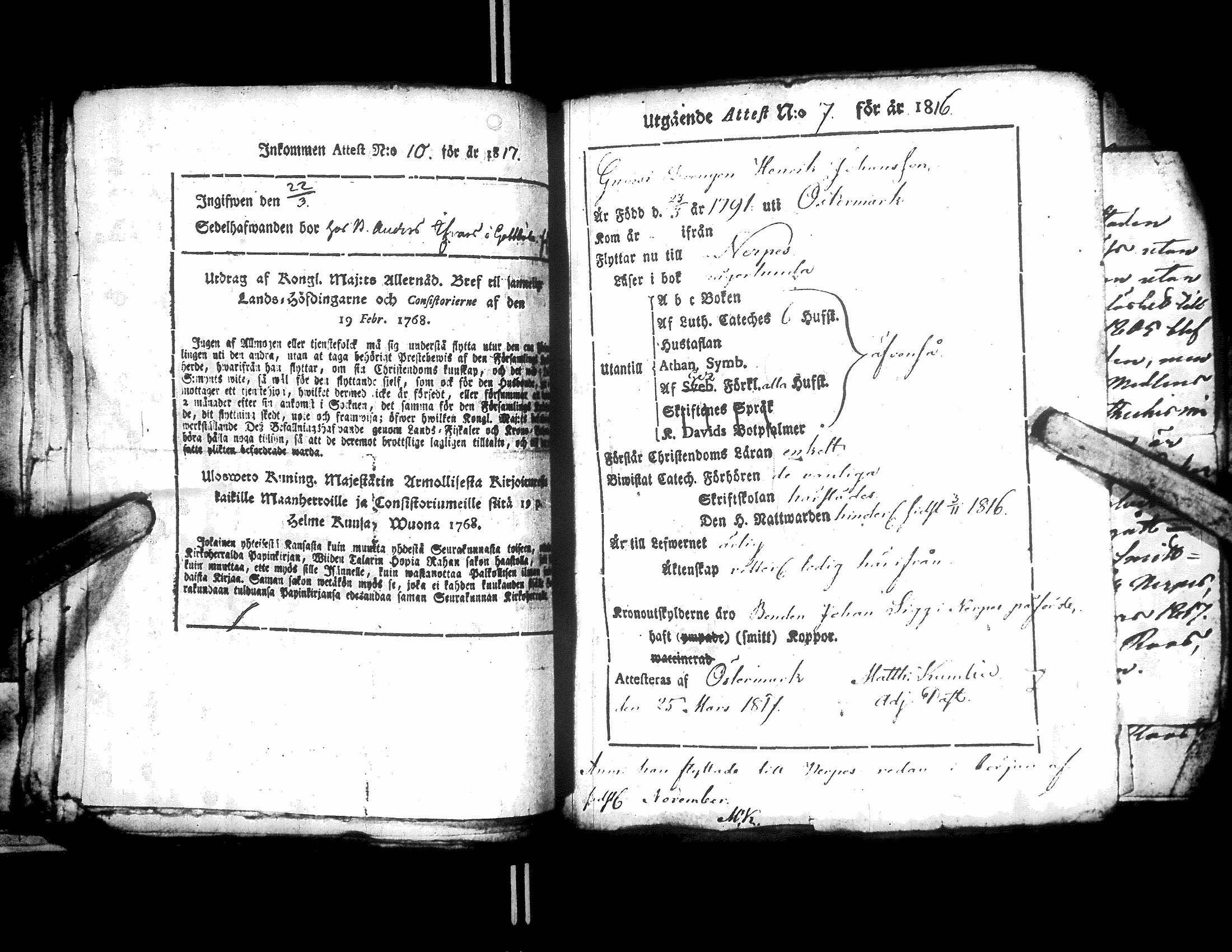 [ ../kirjat/Kirkonkirjat/narpio/muuttokirjoja_1816-1820_uk233-234/kuvat/77.jpg ]