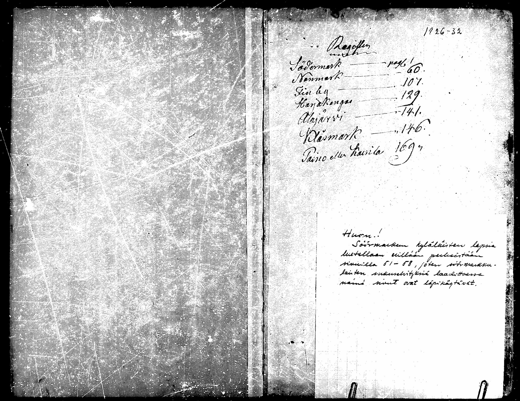 [ ../kirjat/Kirkonkirjat/noormarkku/rippikirja_1826-1832_mko19-24/kuvat/1.jpg ]