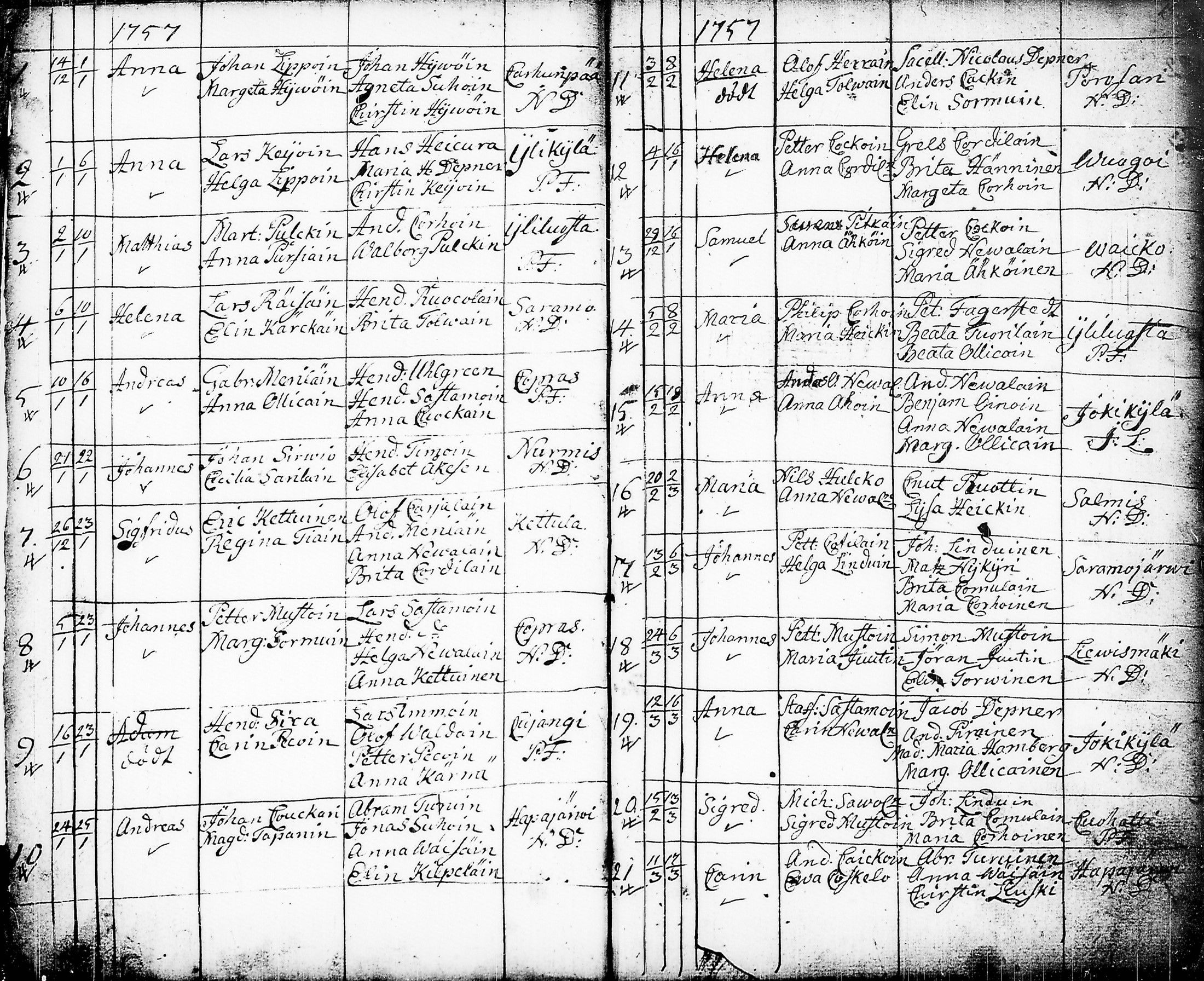 [ ../kirjat/Kirkonkirjat/nurmes/syntyneet-vihityt-kuolleet_1756-1788_tk1363/kuvat/10.jpg ]