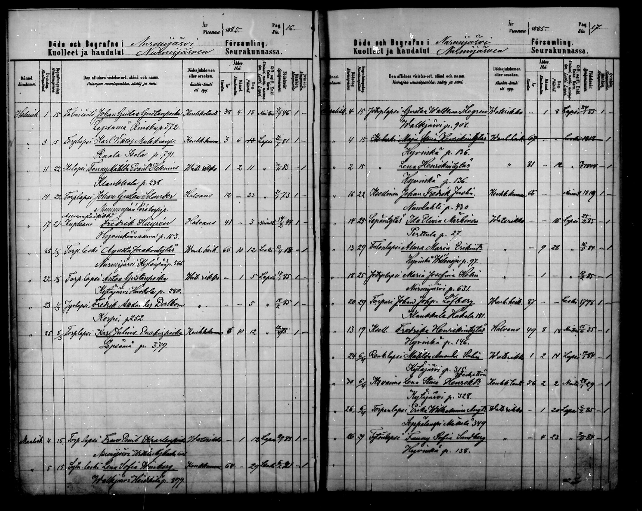 [ ../kirjat/Kirkonkirjat/nurmijarvi/kuolleet_1884-1889_mko13-14/kuvat/9.jpg ]