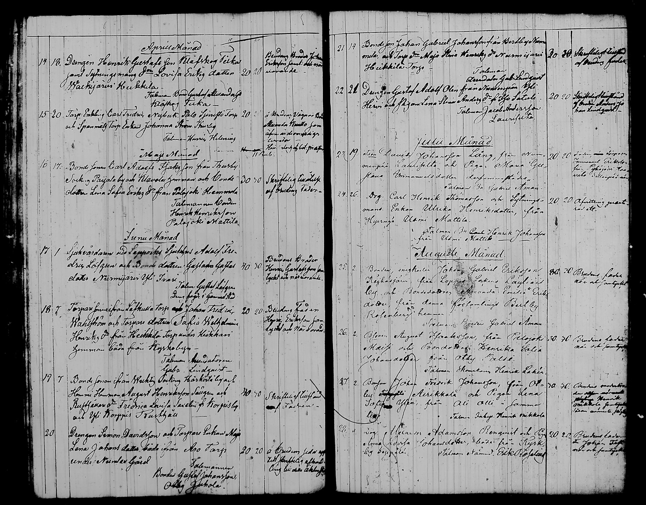 [ ../kirjat/Kirkonkirjat/nurmijarvi/kuulutetut_1832-1876_tk344-345/kuvat/46.jpg ]