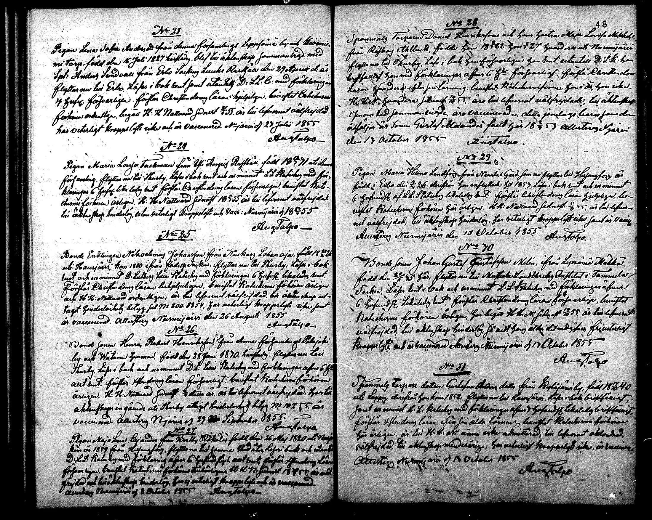 [ ../kirjat/Kirkonkirjat/nurmijarvi/muuttaneet_1852-1860_mko8-12/kuvat/48.jpg ]