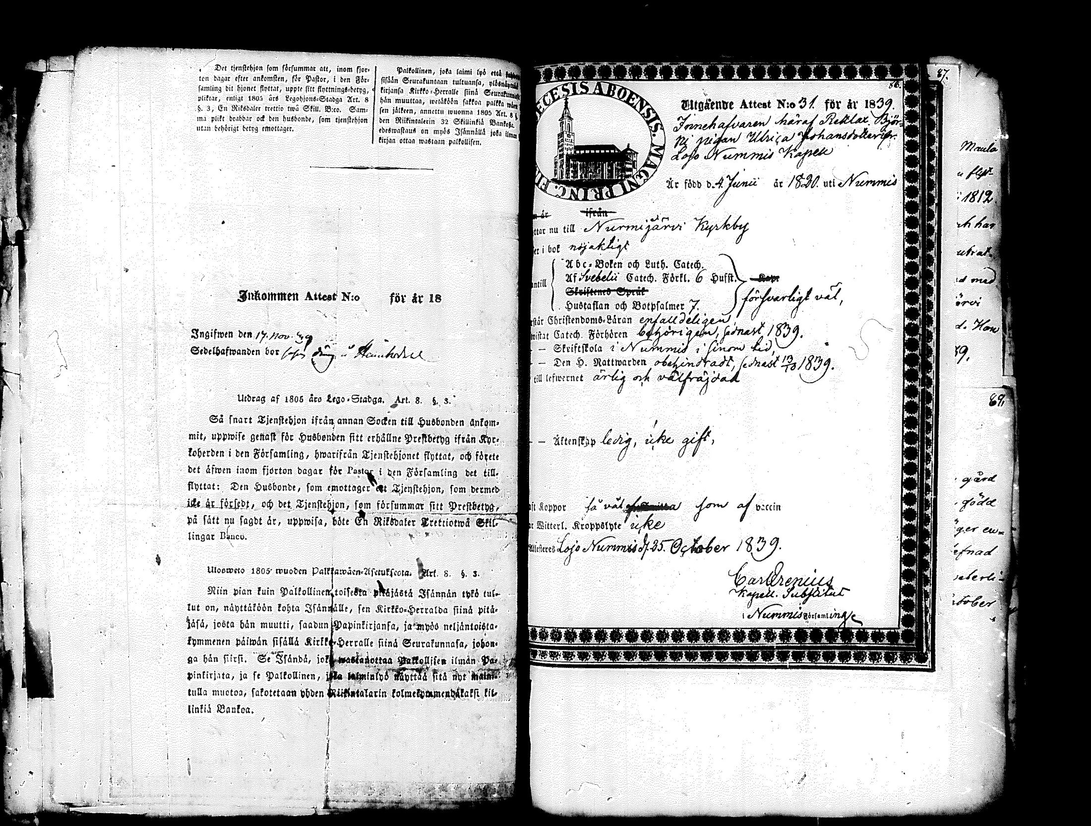 [ ../kirjat/Kirkonkirjat/nurmijarvi/muuttokirjoja_1837-1841_tk348-349/kuvat/384.jpg ]