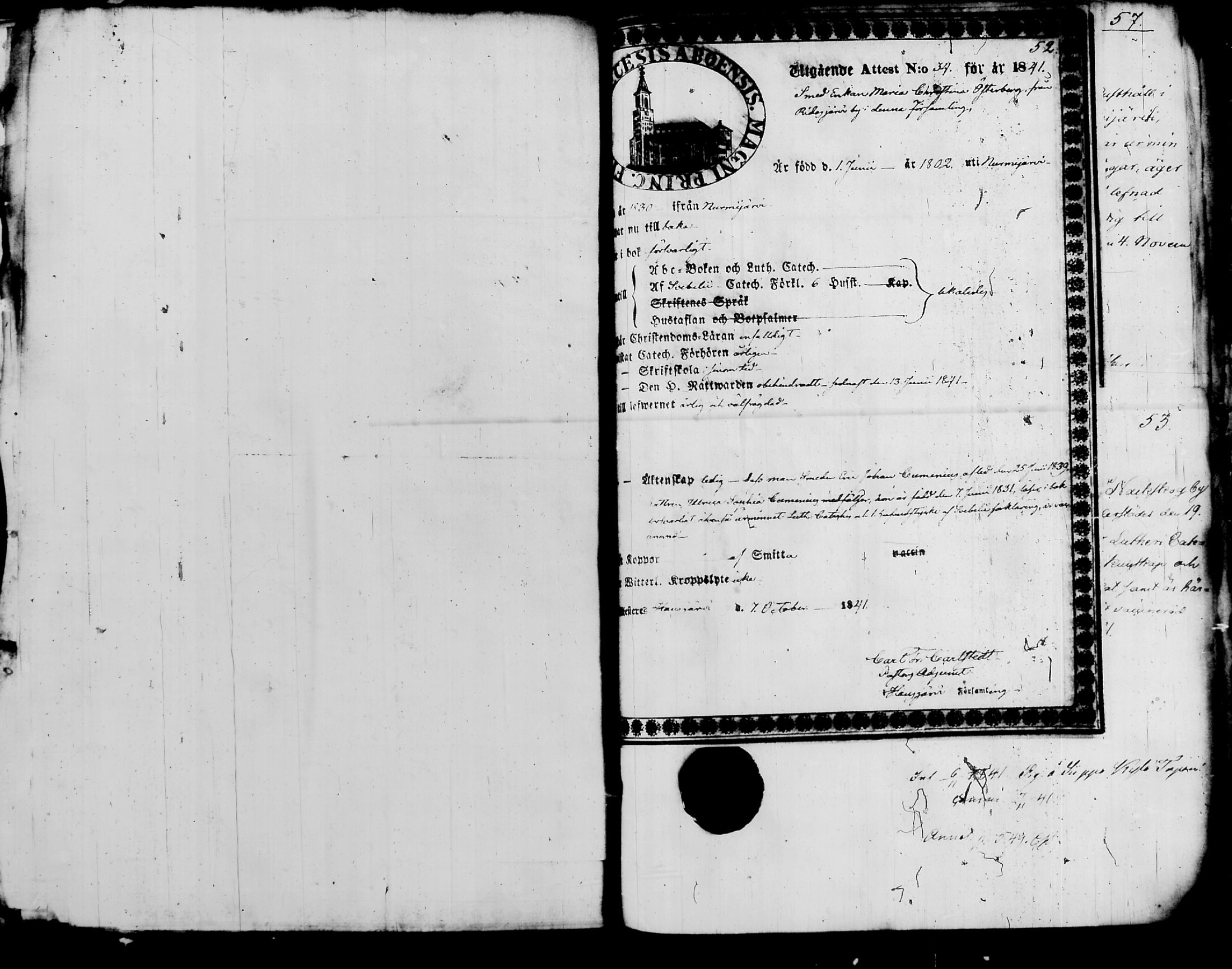 [ ../kirjat/Kirkonkirjat/nurmijarvi/muuttokirjoja_1837-1841_tk348-349/kuvat/624.jpg ]