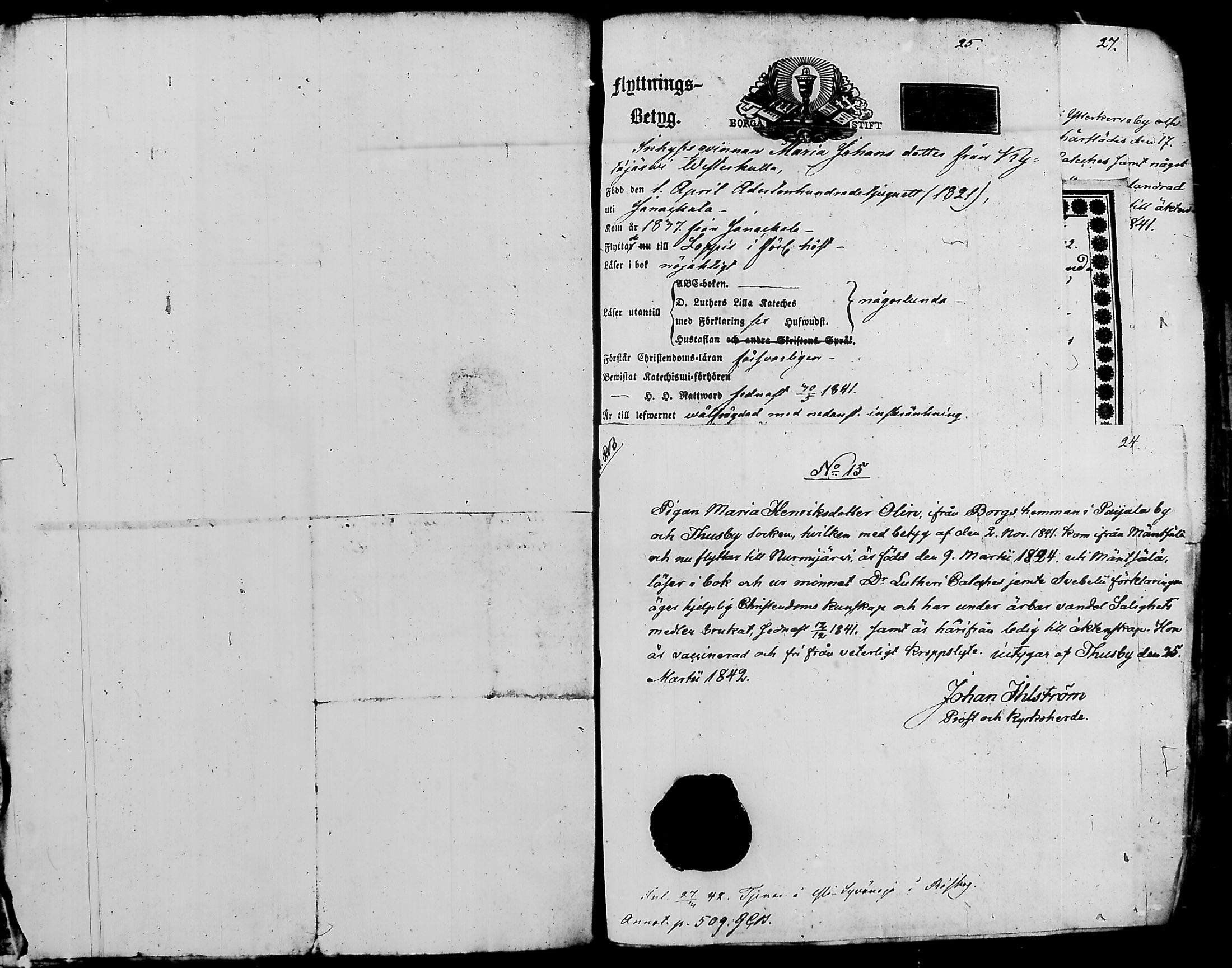 [ ../kirjat/Kirkonkirjat/nurmijarvi/muuttokirjoja_1842-1850_tk349-350/kuvat/63.jpg ]