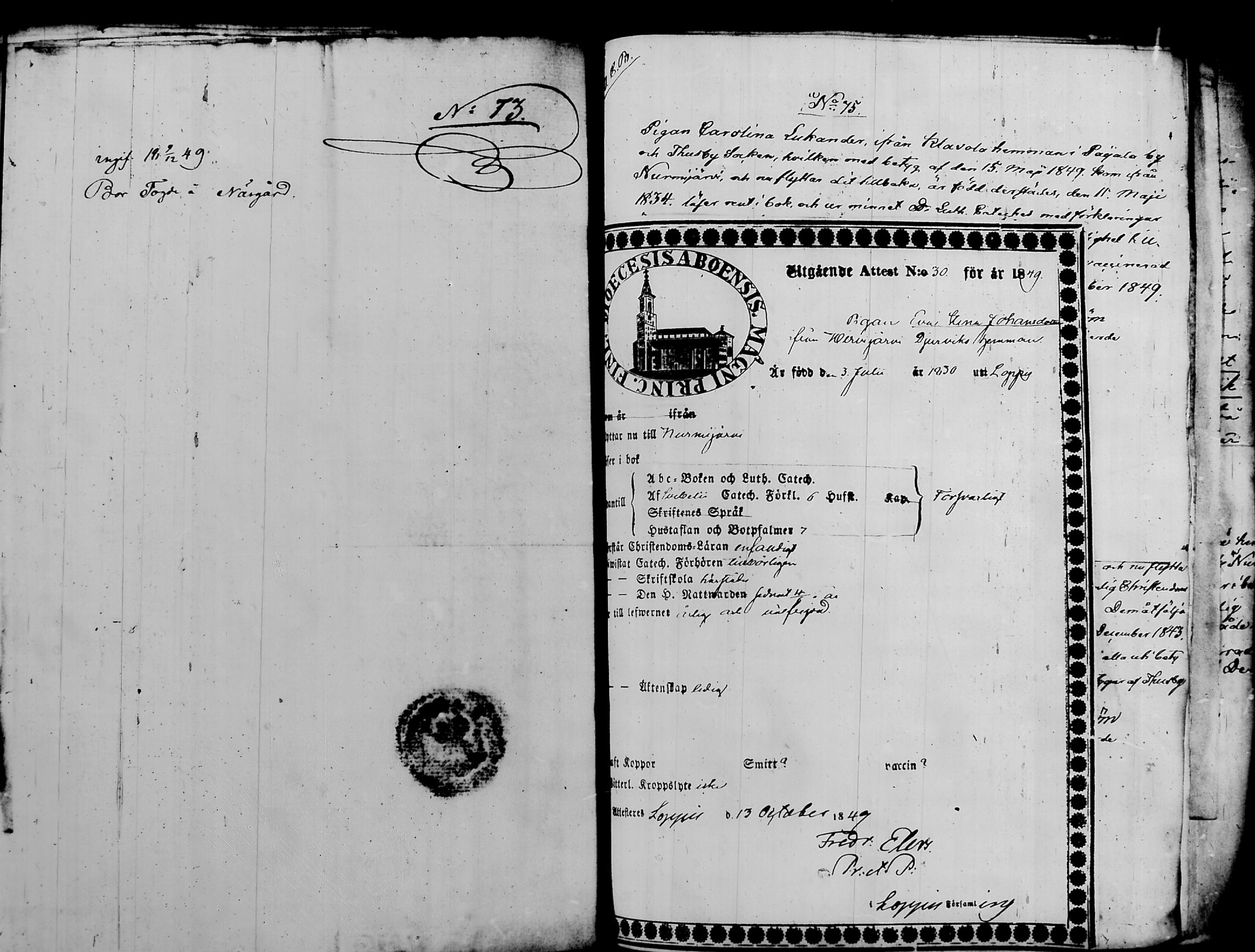 [ ../kirjat/Kirkonkirjat/nurmijarvi/muuttokirjoja_1842-1850_tk349-350/kuvat/643.jpg ]