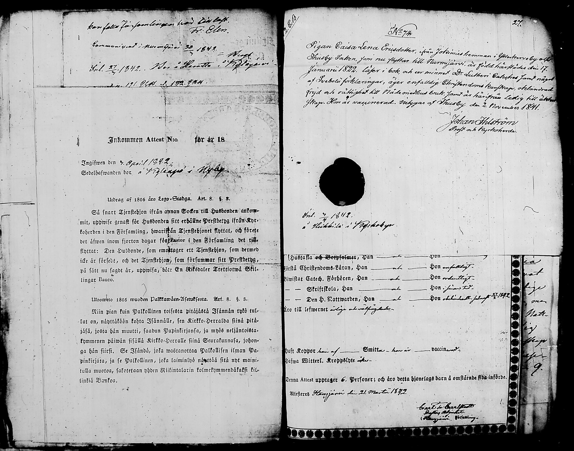 [ ../kirjat/Kirkonkirjat/nurmijarvi/muuttokirjoja_1842-1850_tk349-350/kuvat/66.jpg ]