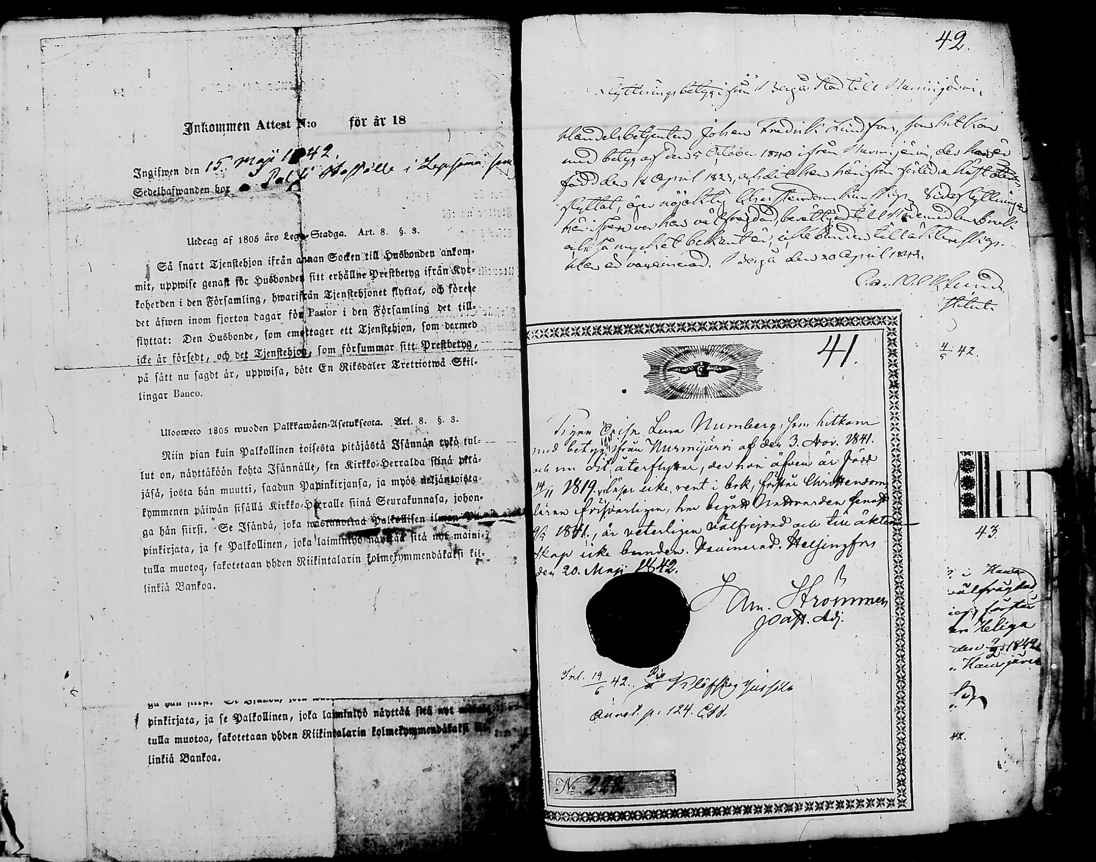 [ ../kirjat/Kirkonkirjat/nurmijarvi/muuttokirjoja_1842-1850_tk349-350/kuvat/83.jpg ]