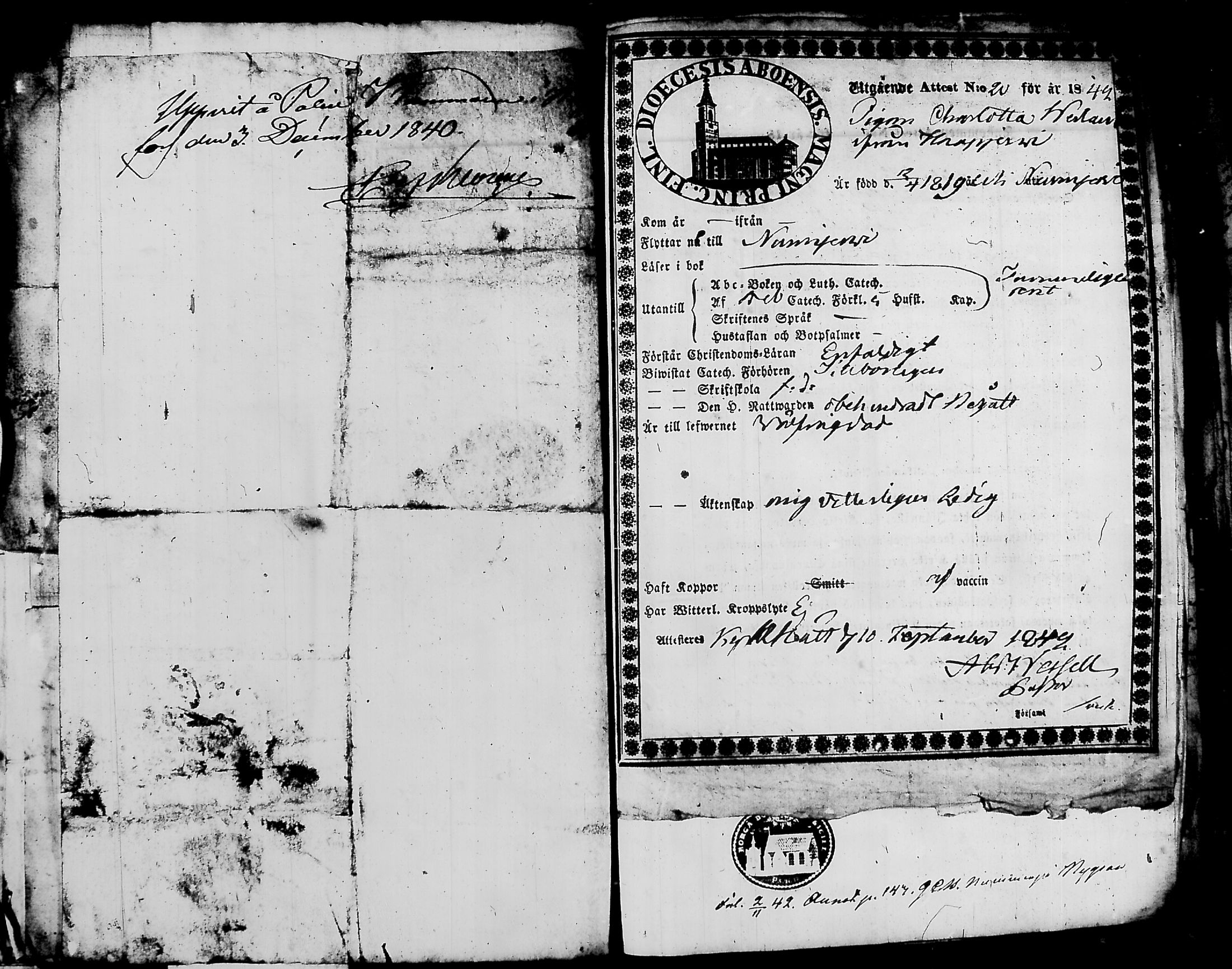 [ ../kirjat/Kirkonkirjat/nurmijarvi/muuttokirjoja_1842-1850_tk349-350/kuvat/98.jpg ]