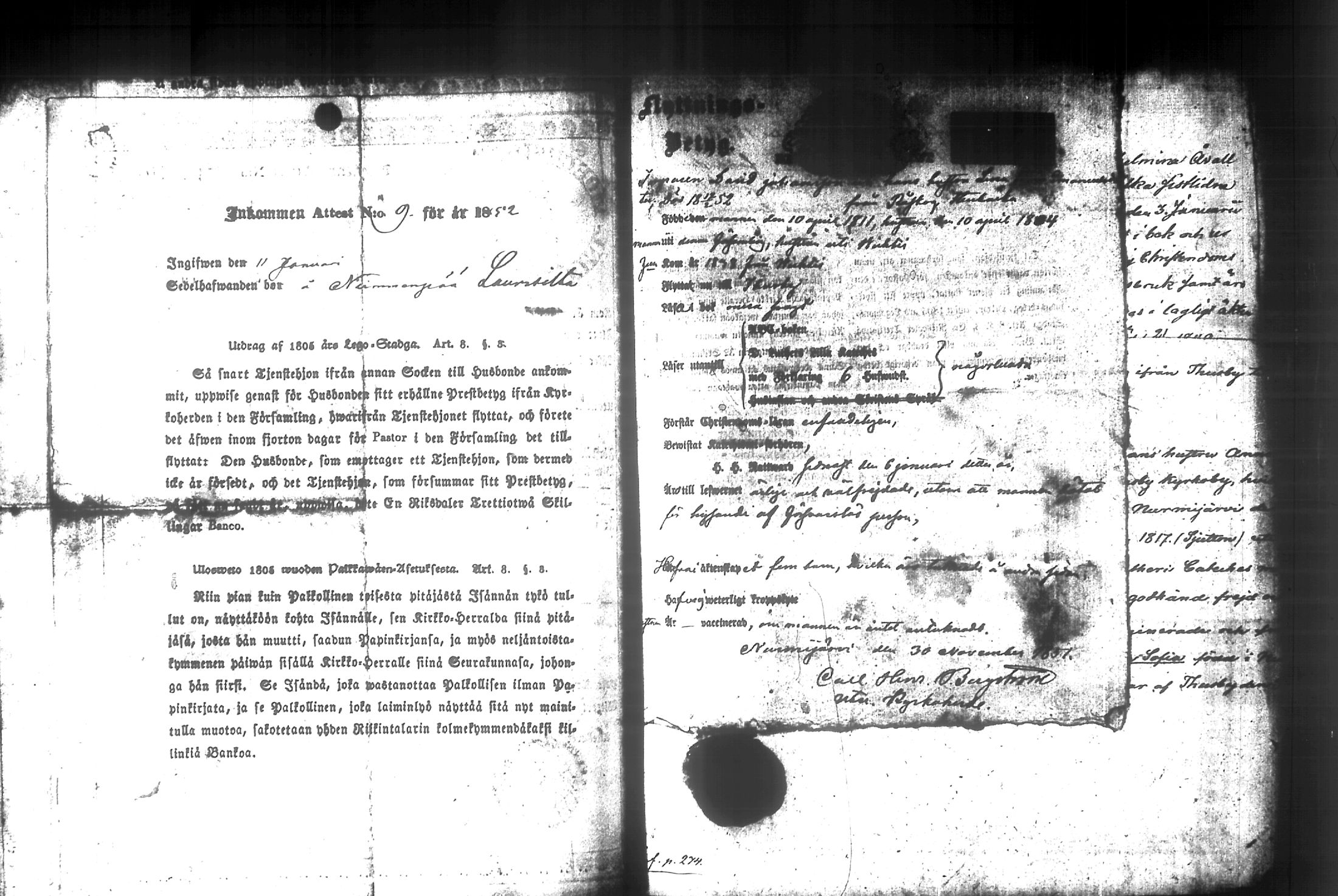 [ ../kirjat/Kirkonkirjat/nurmijarvi/muuttokirjoja_1851-1856_tk350/kuvat/122.jpg ]